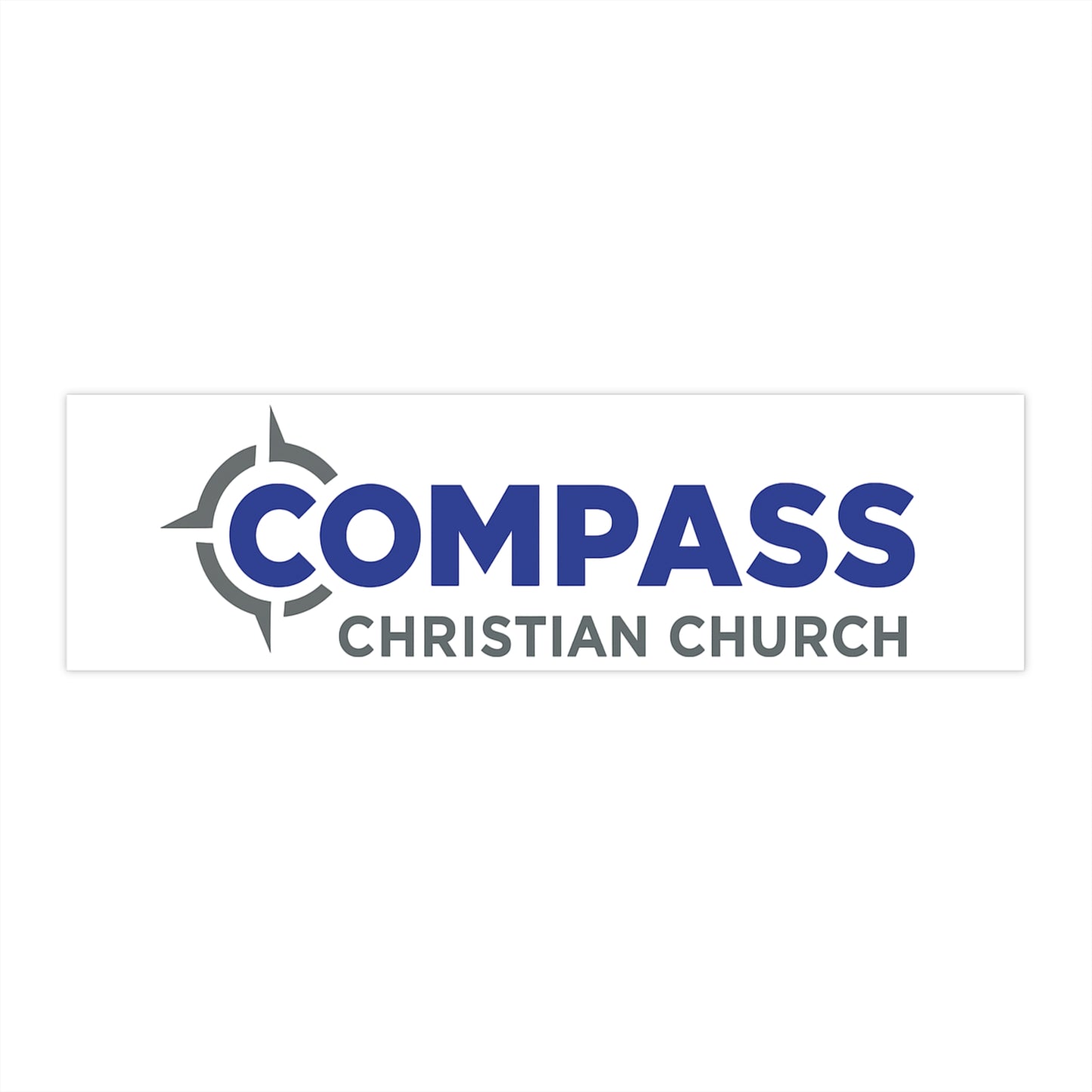 Compass Christian Church Bumper Sticker