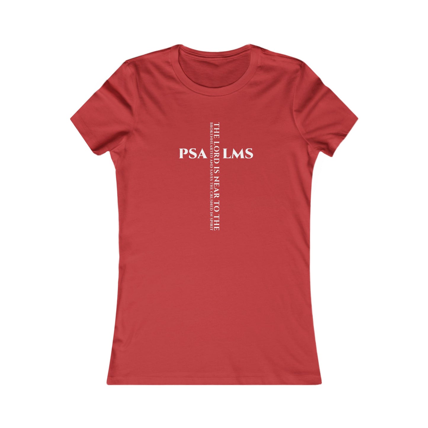 The Lord Is Near — Psalm 34:18 Women's Short Sleeve Tee