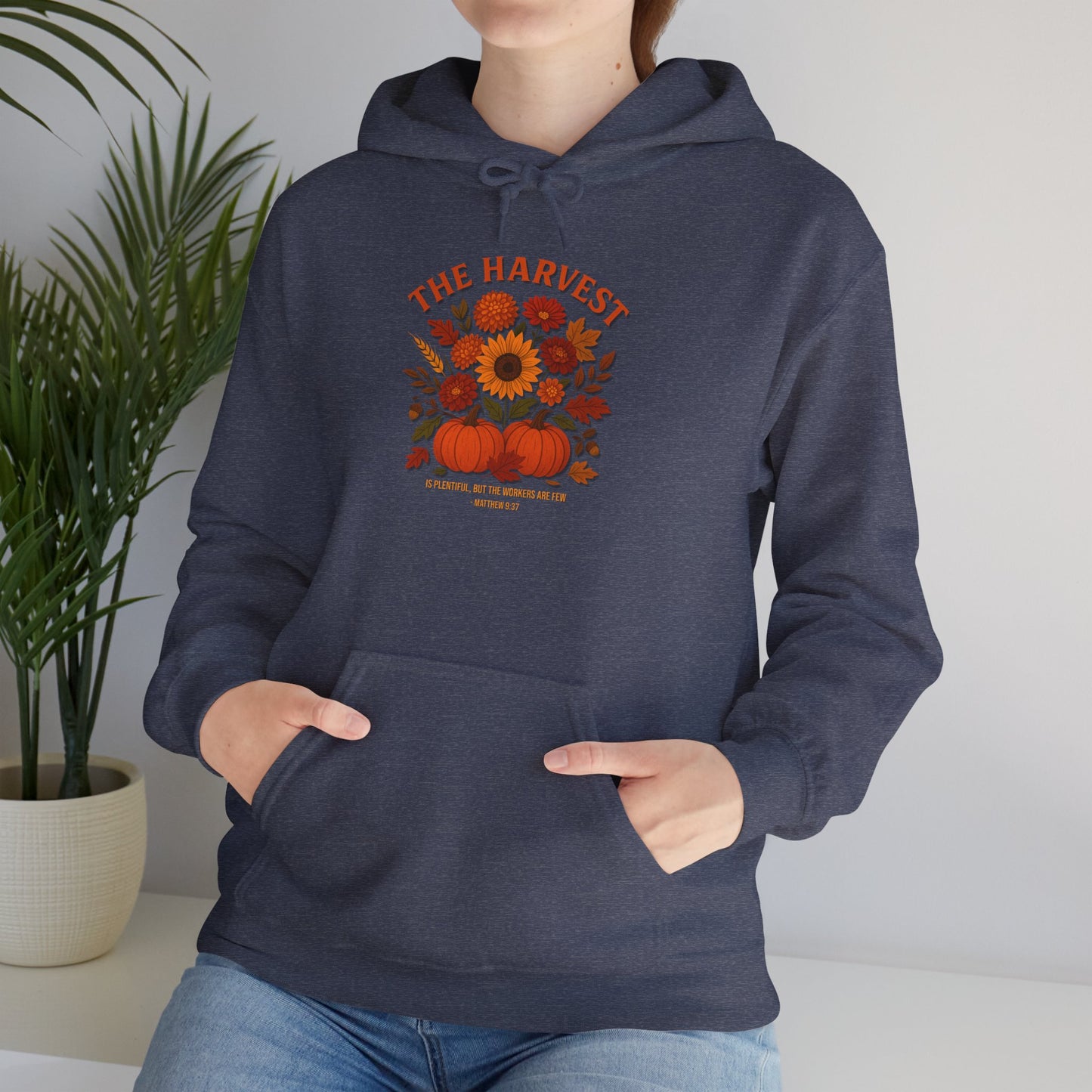 The Harvest – Christian Fall Hoodie (Matthew 9:37)