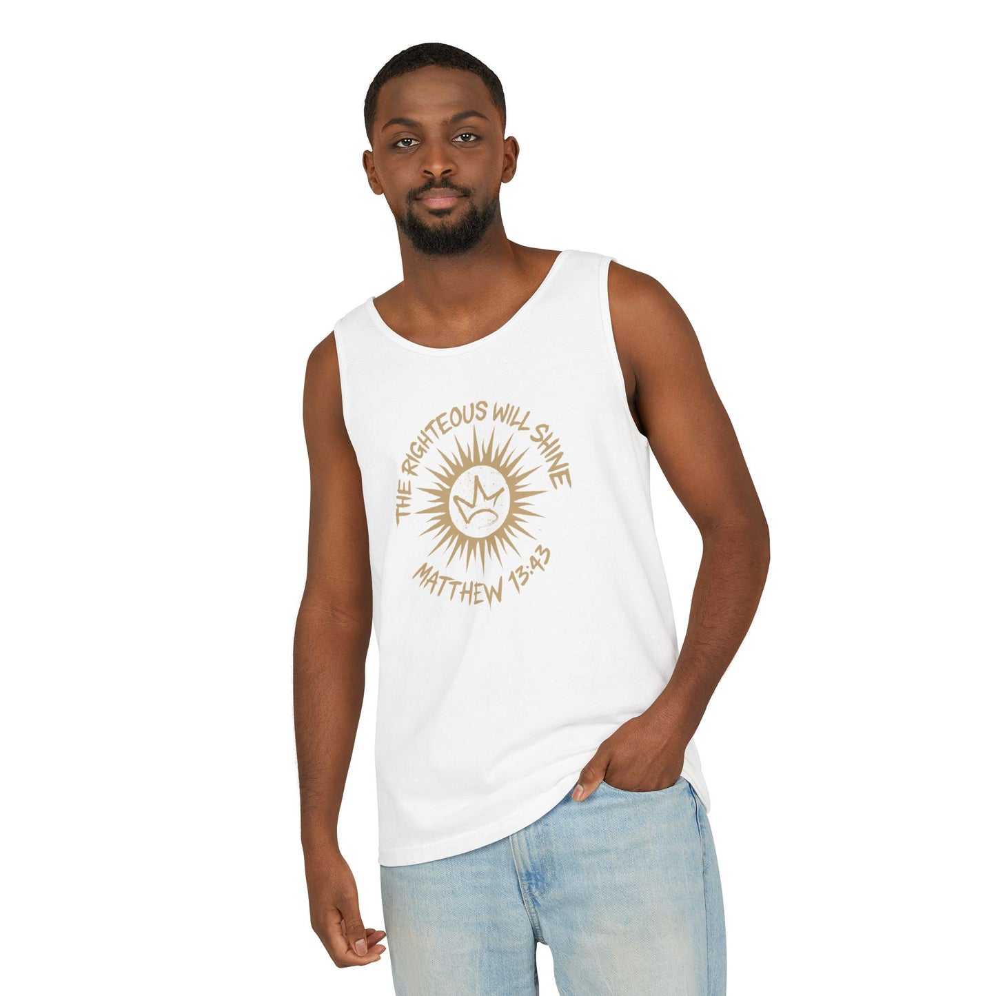 Shine Like the Sun – Matthew 13:43 Christian Tank Top