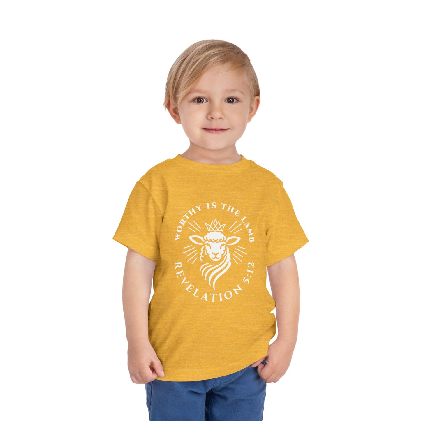 Toddler Worthy Is The Lamb Tee (Revelation 5:12)