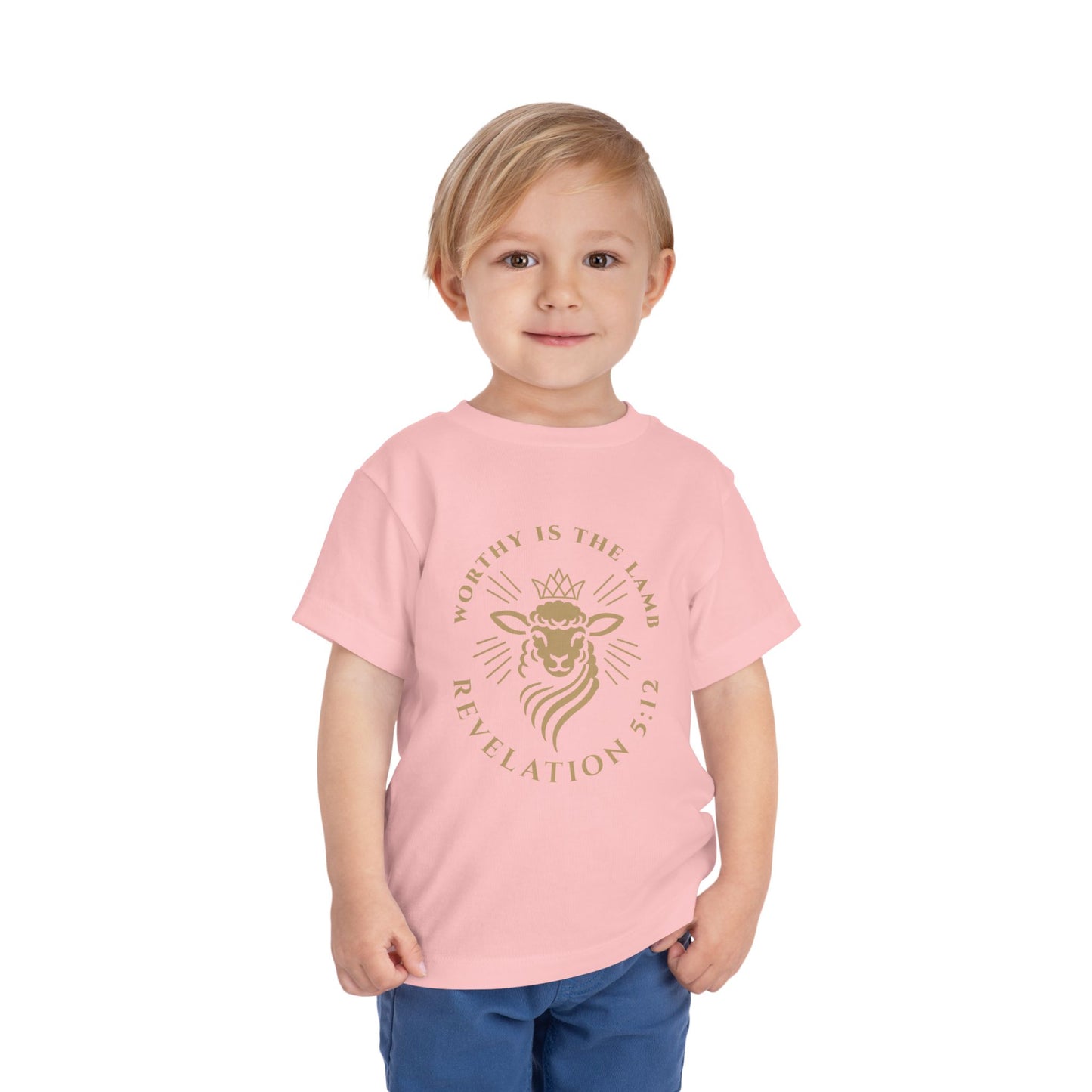Toddler Worthy Is The Lamb Tee (Revelation 5:12)