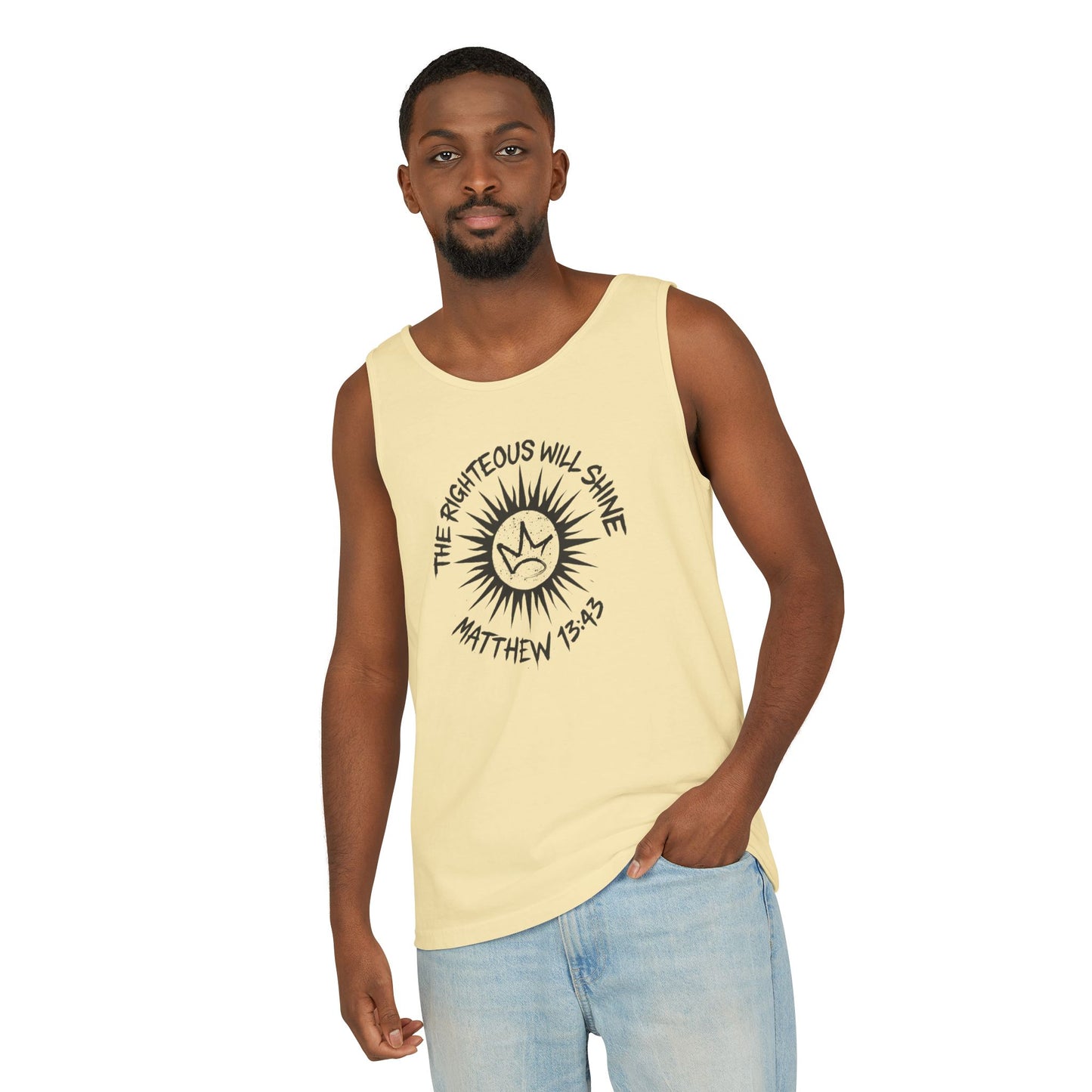 Shine Like the Sun – Matthew 13:43 Christian Tank Top