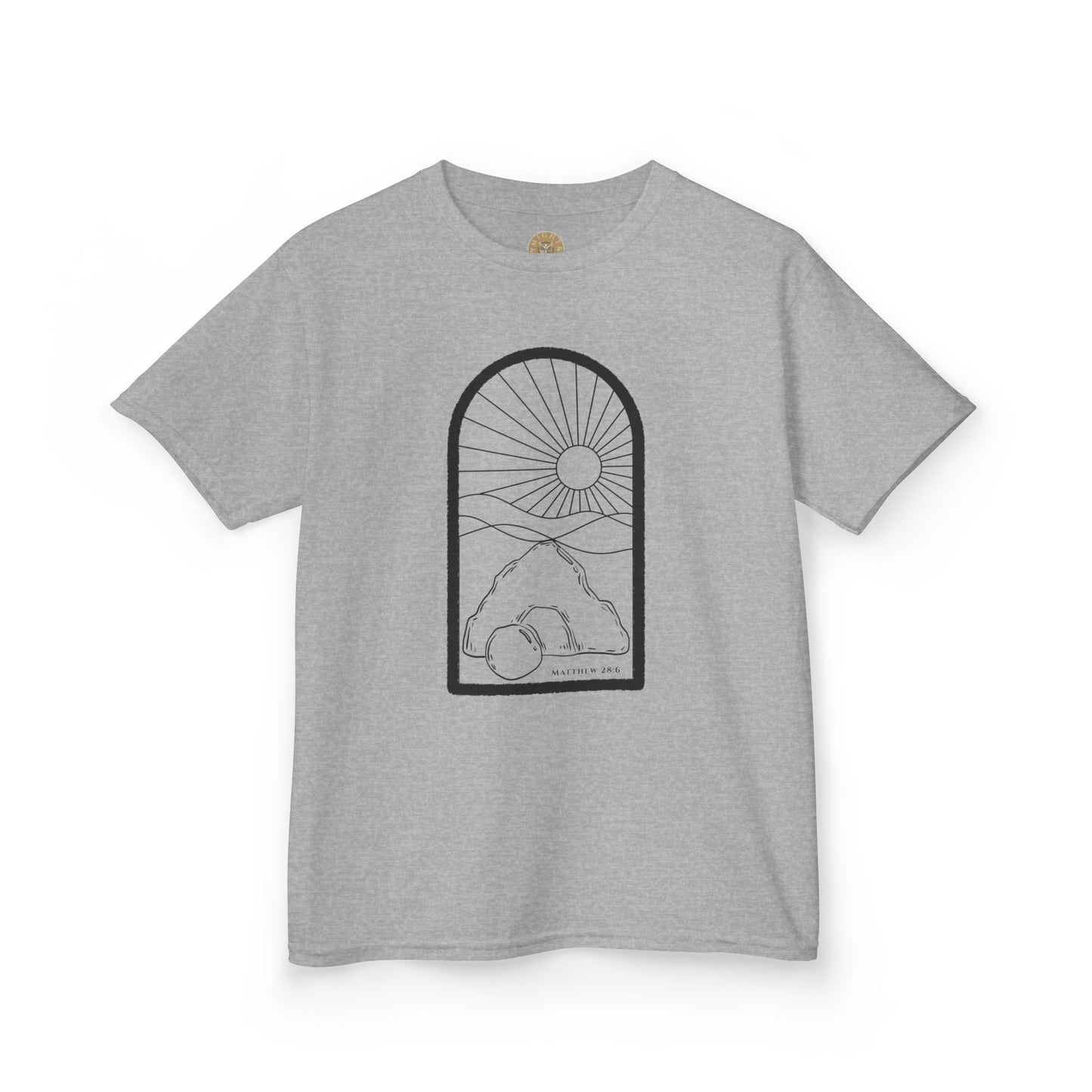 Youth Risen Tomb Tee (Matthew 28:6)