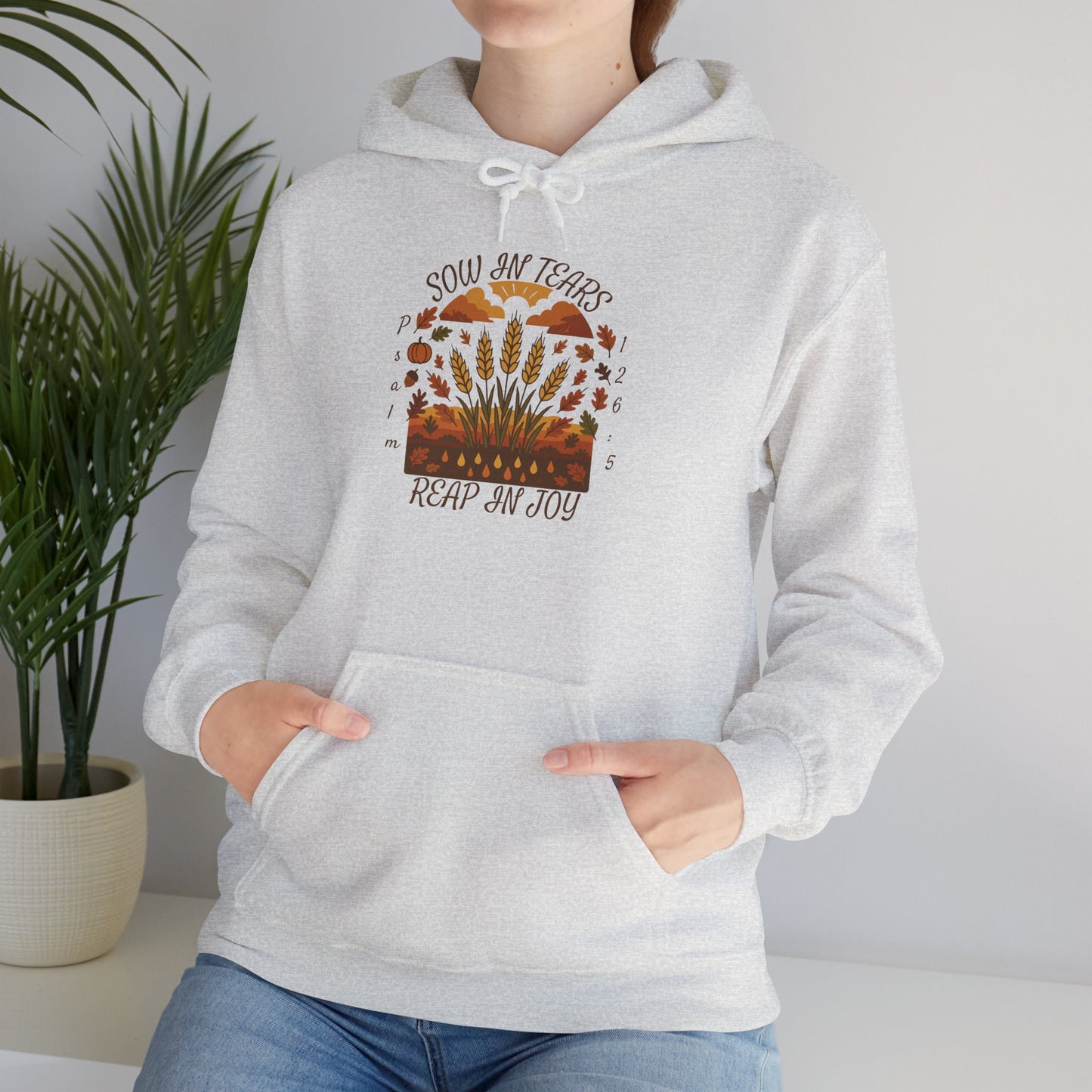 Reap Joy – Christian Fall Hoodie (Psalm 126:5)