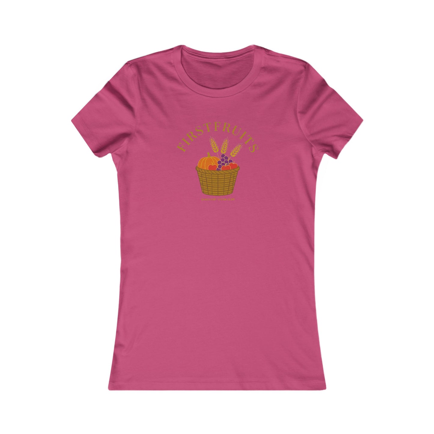 Firstfruits – James 1:18 / 1 Cor 15:20 Women’s Christian Fall Tee
