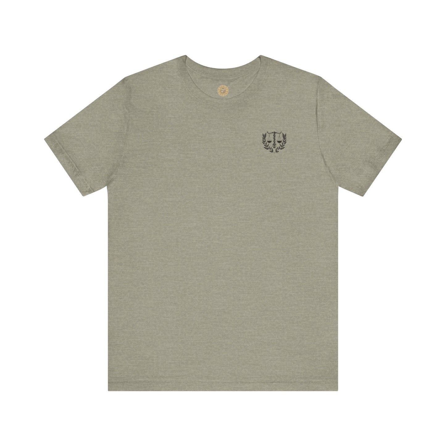 Wages of Sin Romans 6:23 Christian t-shirt with scripture design in heather stone