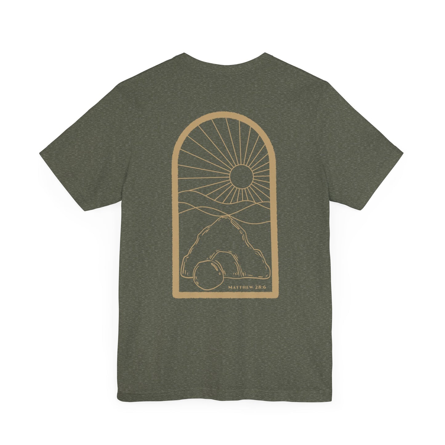 Empty Tomb - Matthew 28:6 Short Sleeve Tee