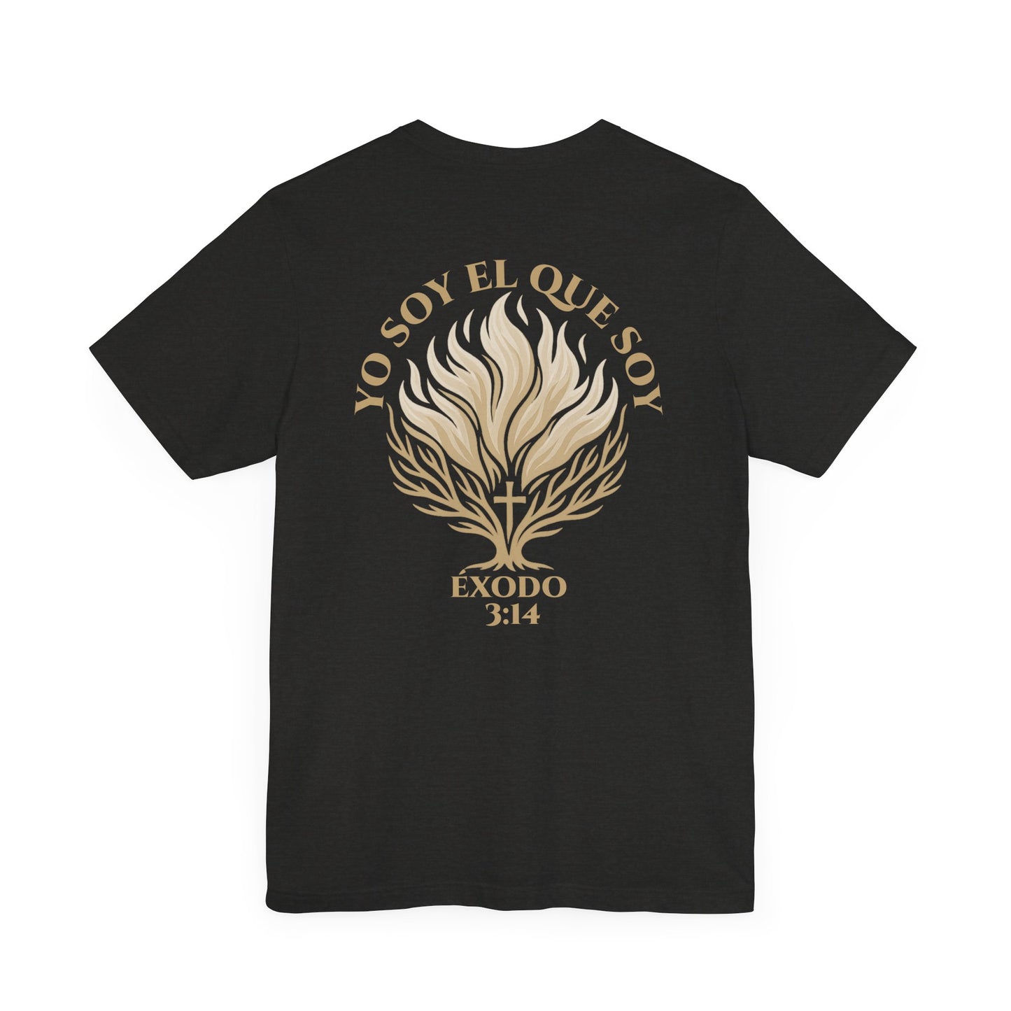 YO SOY EL QUE SOY – Éxodo 3:14 Burning Bush Christian Tee (En Español)