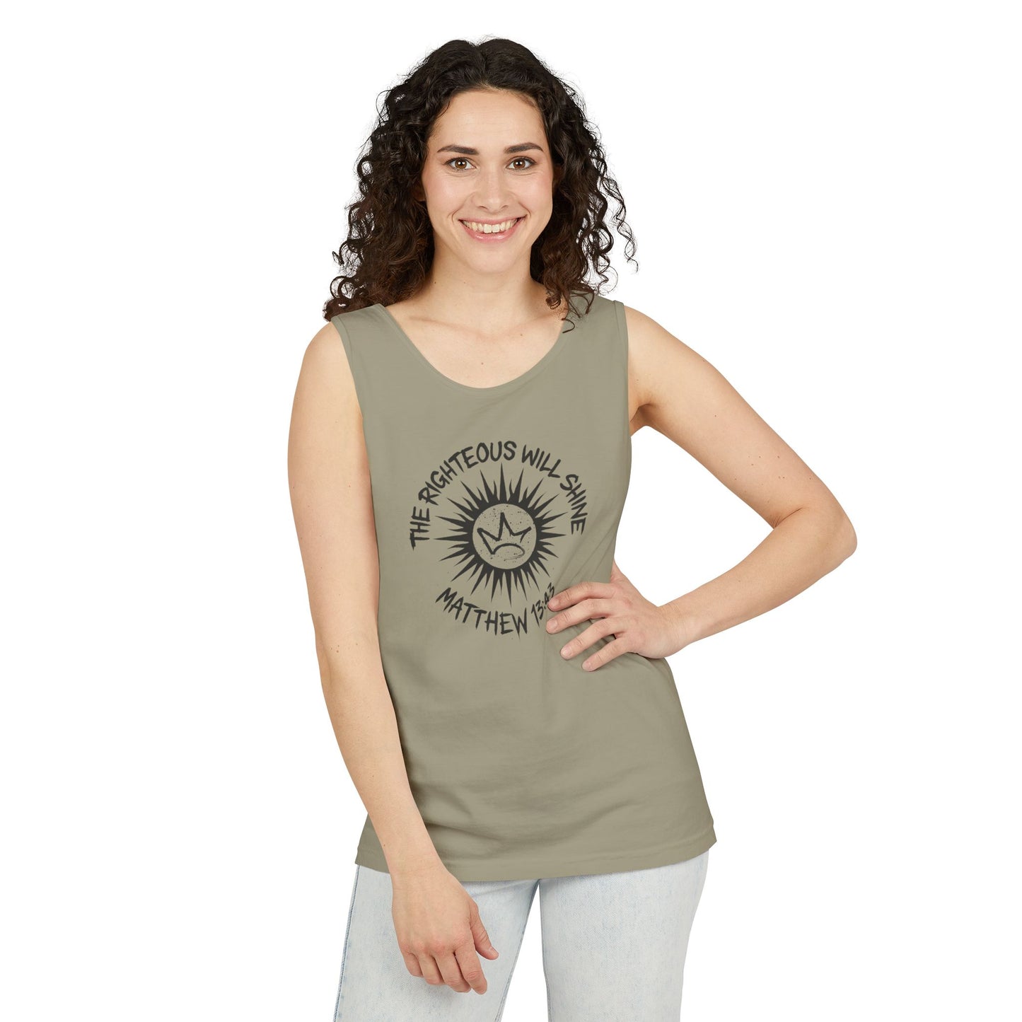 Shine Like the Sun – Matthew 13:43 Christian Tank Top