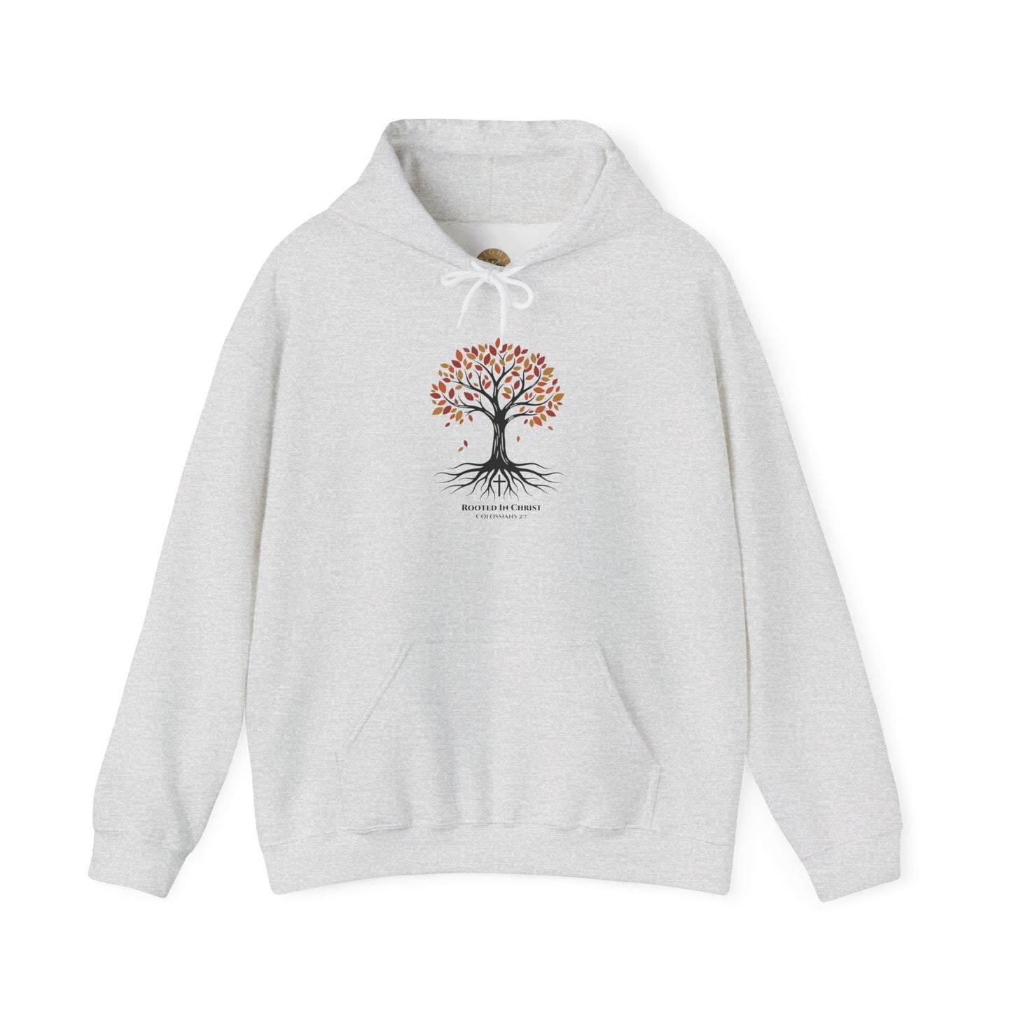 Rooted In Christ – Colossians 2:7 Christian Fall Hoodie
