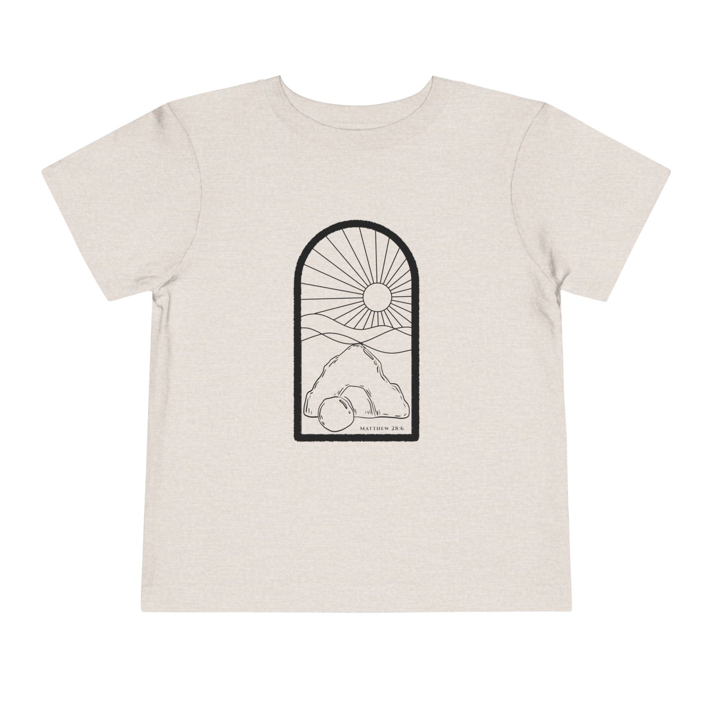 Toddler Risen Tomb Tee (Matthew 28:6)