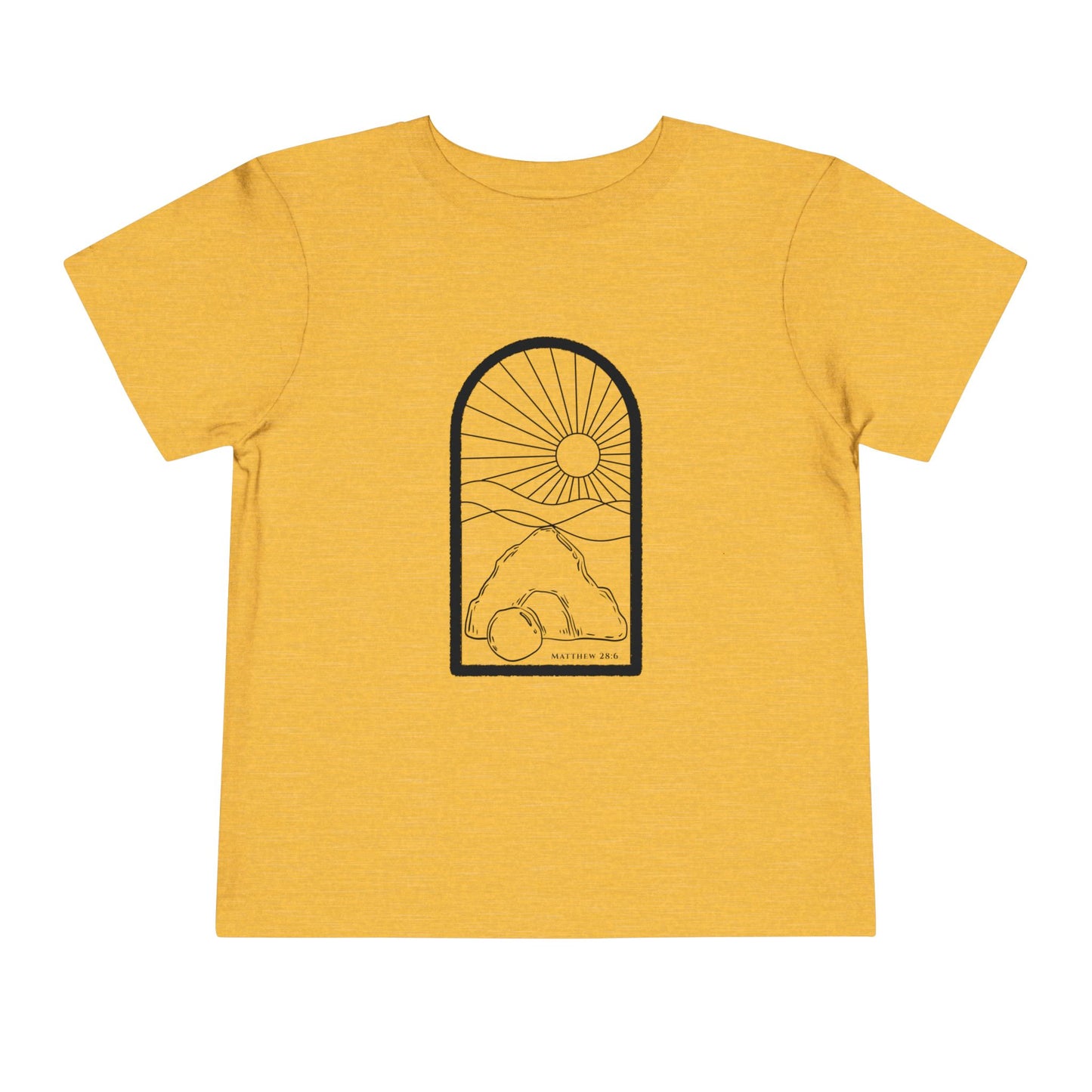 Toddler Risen Tomb Tee (Matthew 28:6)