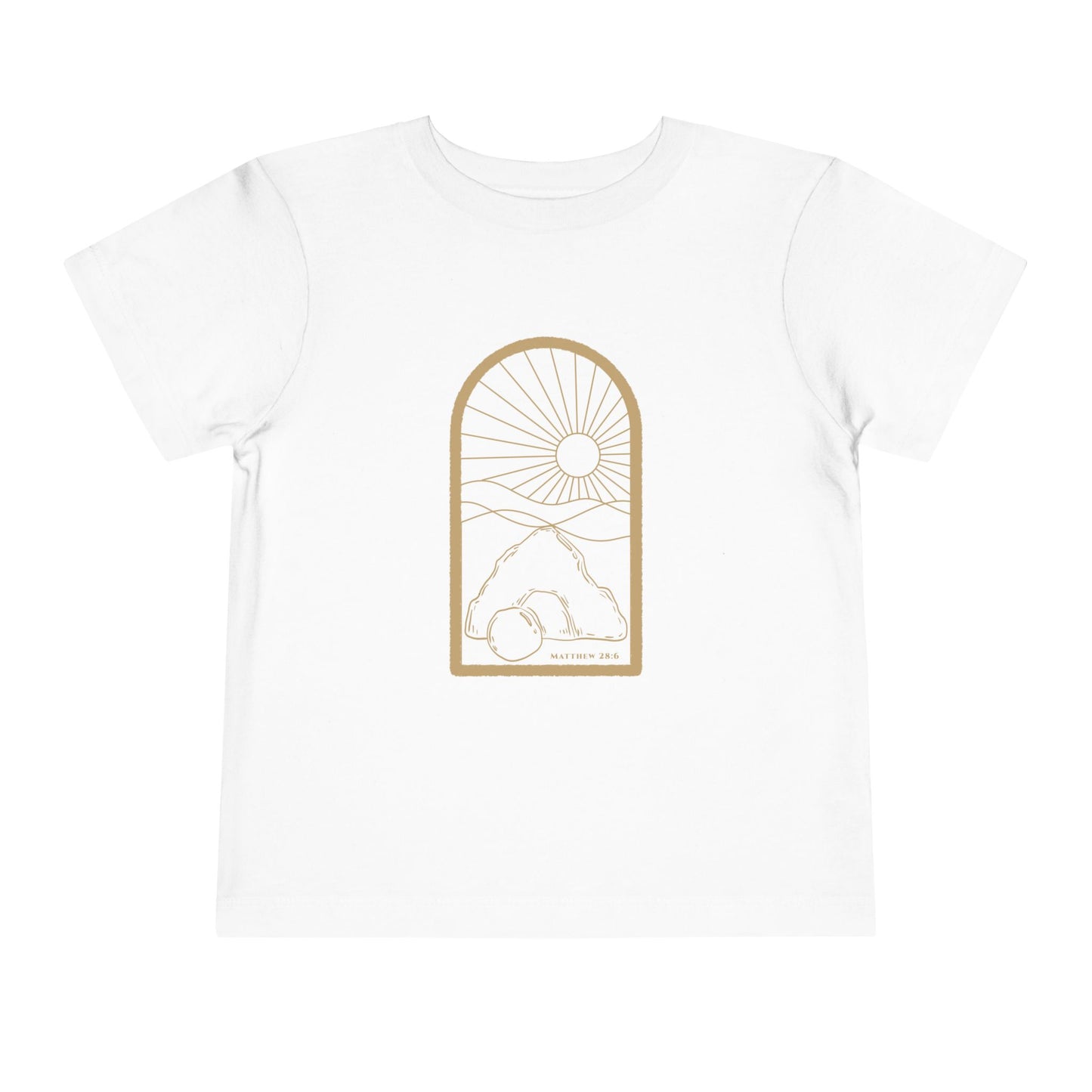 Toddler Risen Tomb Tee (Matthew 28:6)