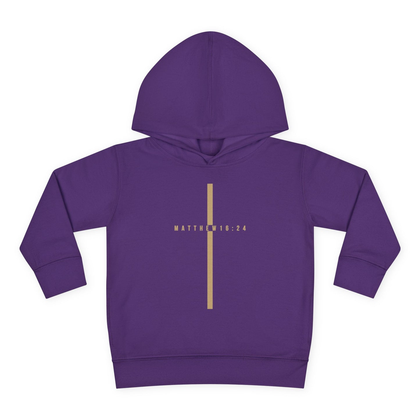 Toddler Take Up Your Cross Hoodie (Matthew 16:24)