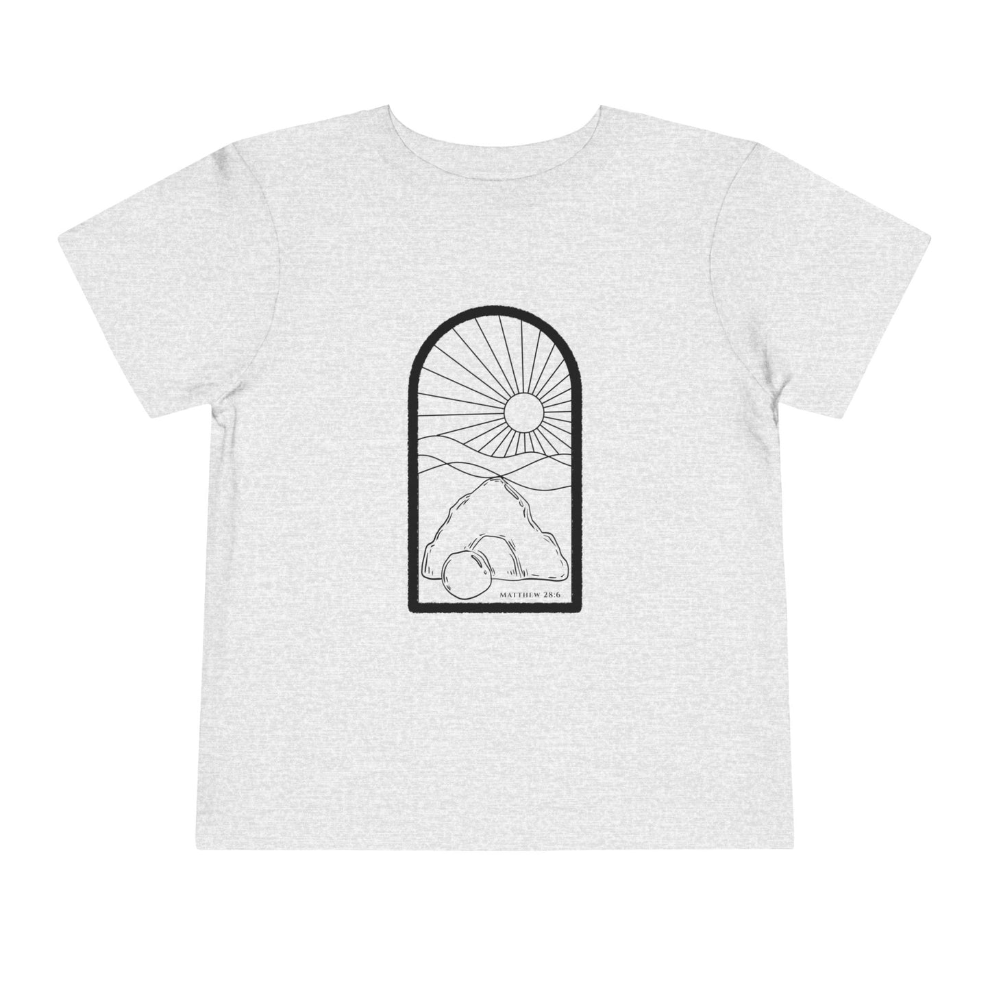 Toddler Risen Tomb Tee (Matthew 28:6)
