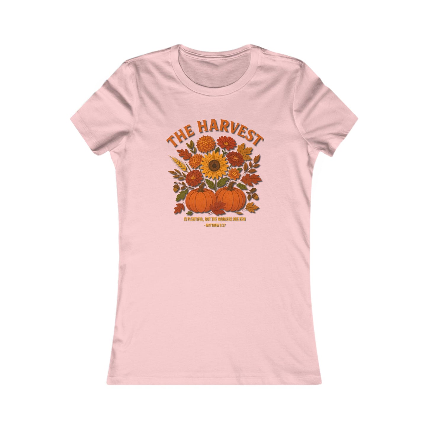 The Harvest – Women’s Christian Fall Tee (Matthew 9:37)