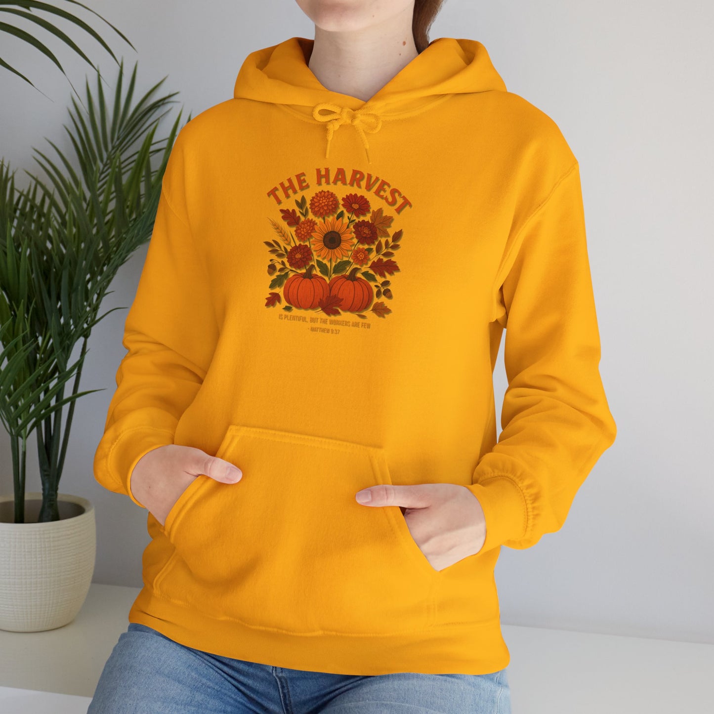 The Harvest – Christian Fall Hoodie (Matthew 9:37)