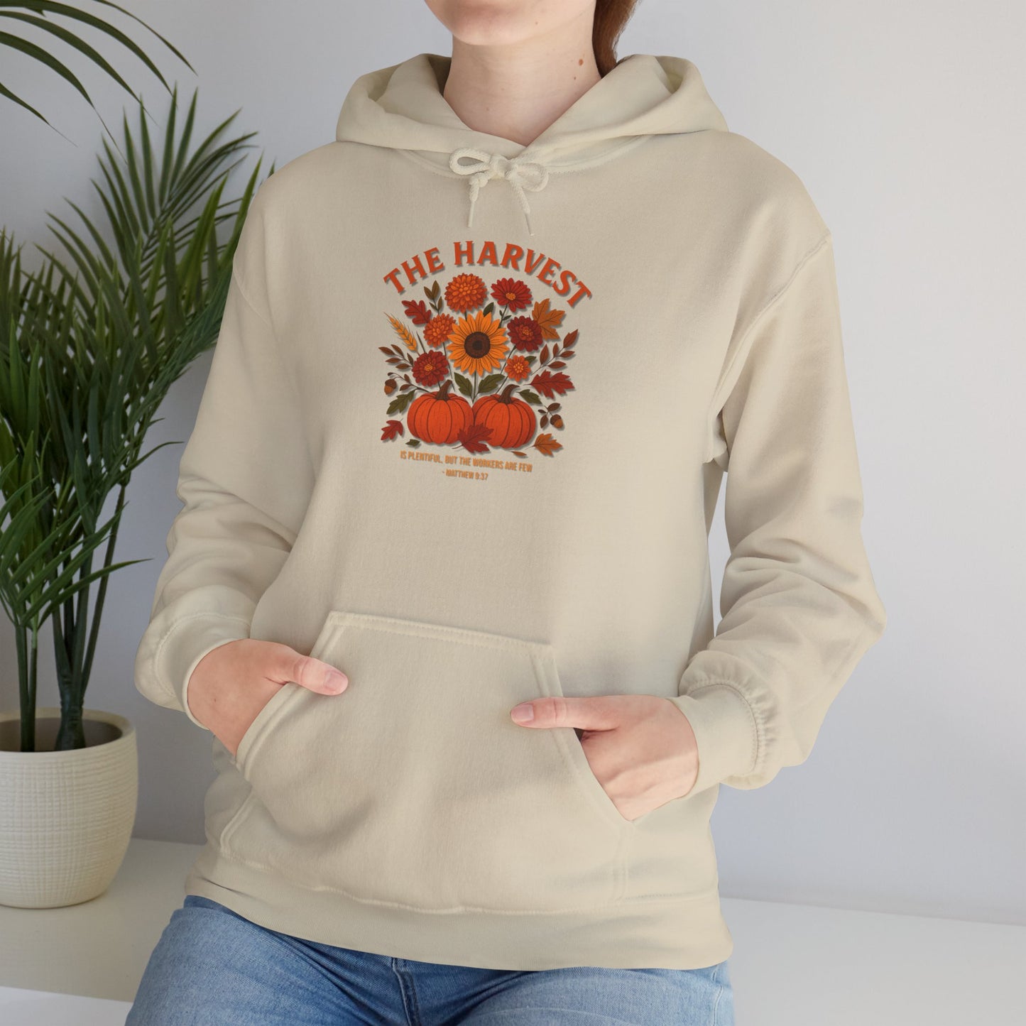 The Harvest – Christian Fall Hoodie (Matthew 9:37)