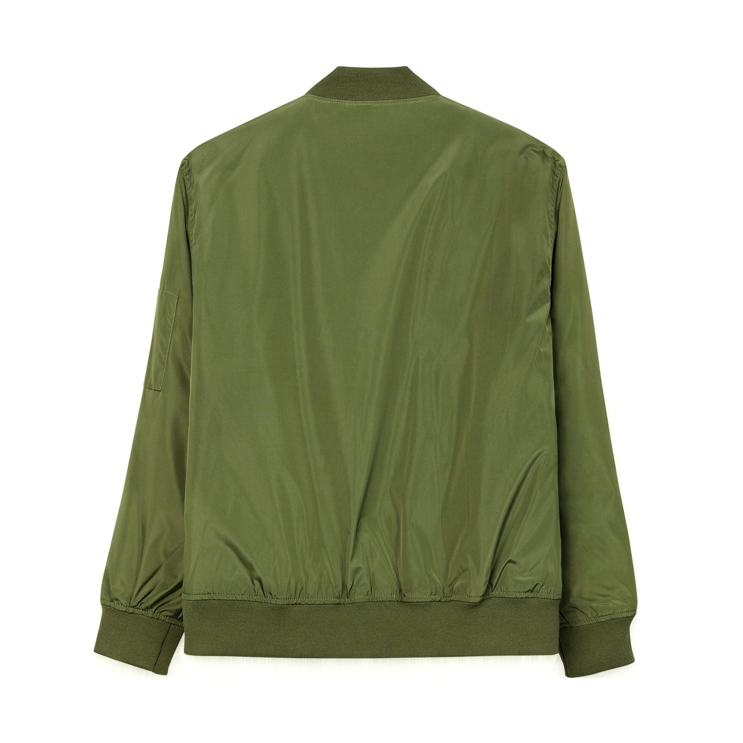 Might & Mercy Embroidered Bomber Jacket