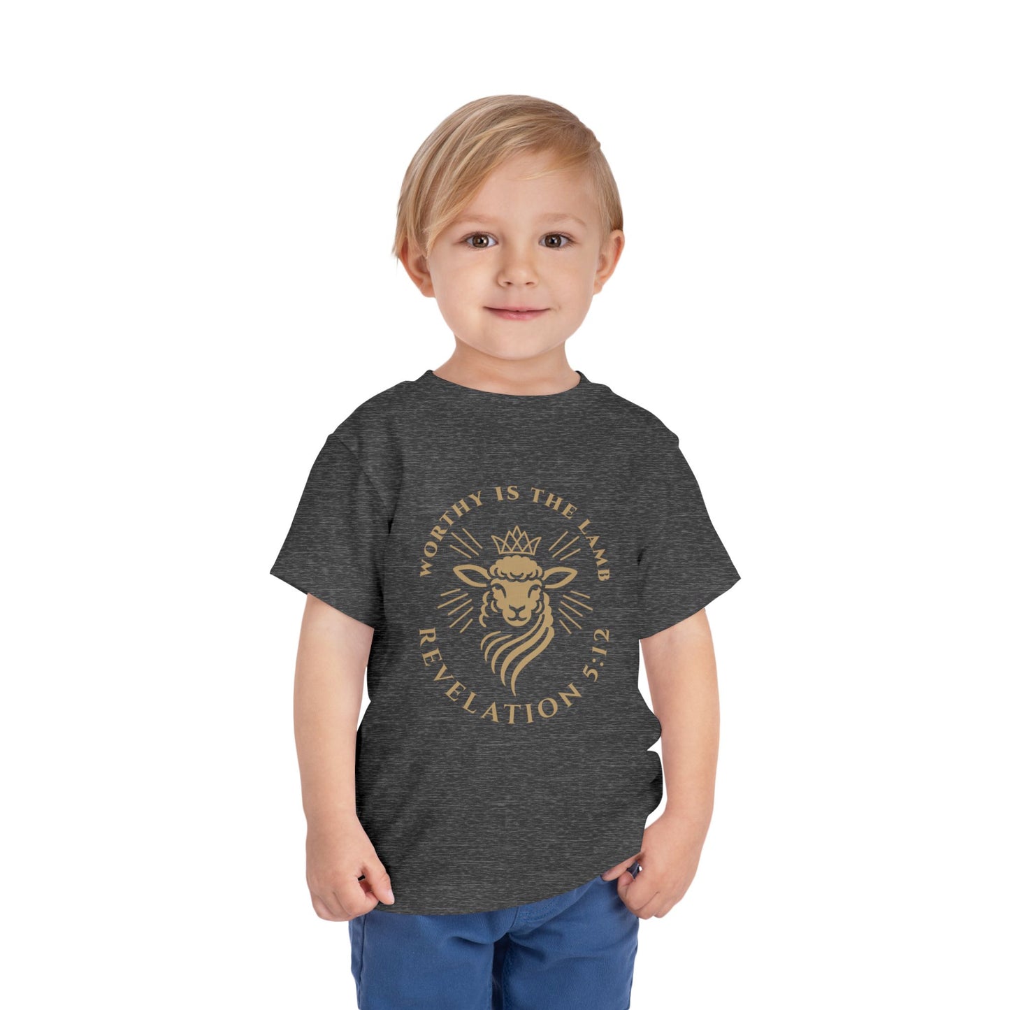 Toddler Worthy Is The Lamb Tee (Revelation 5:12)