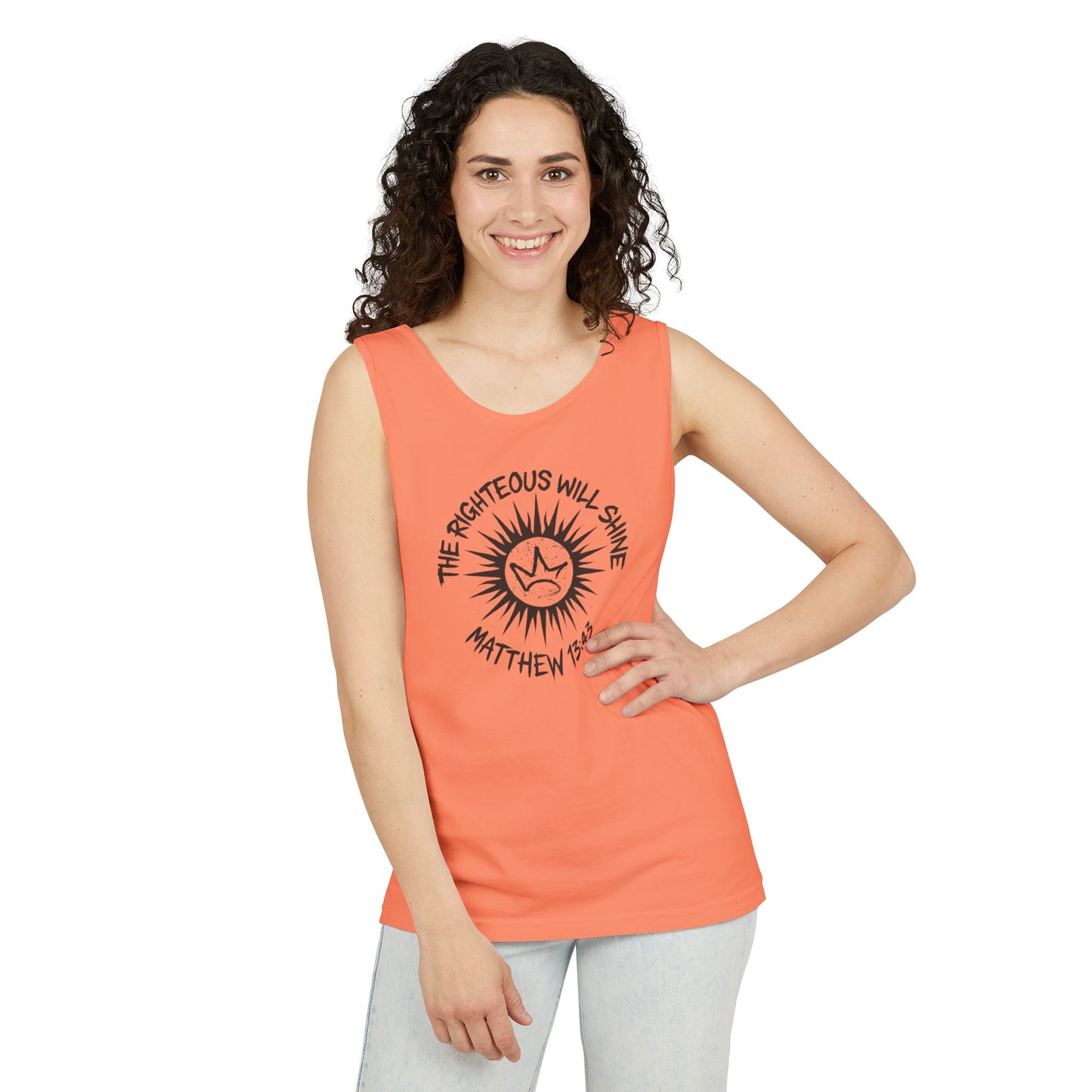 Shine Like the Sun – Matthew 13:43 Christian Tank Top