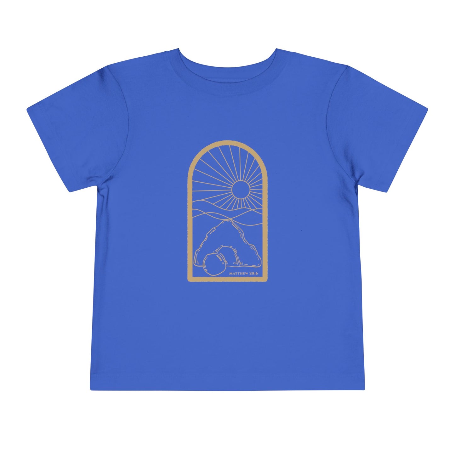 Toddler Risen Tomb Tee (Matthew 28:6)