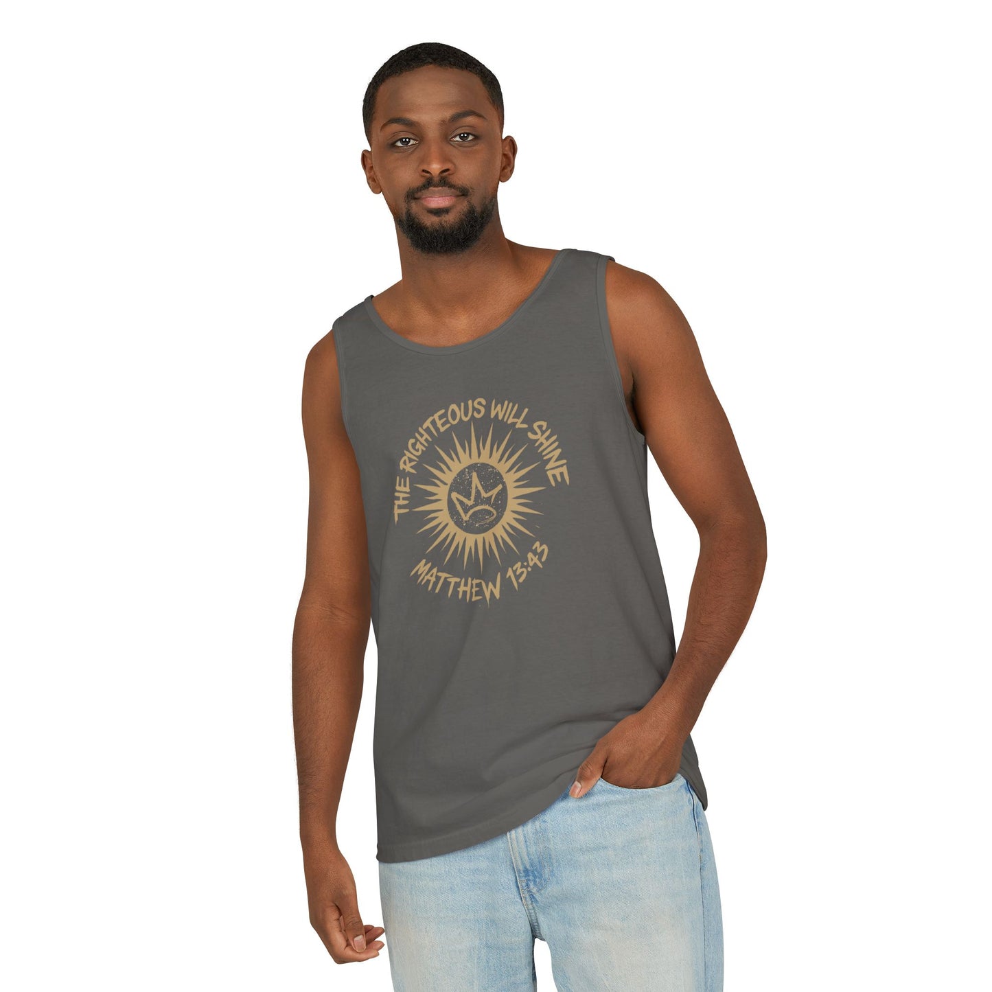 Shine Like the Sun – Matthew 13:43 Christian Tank Top