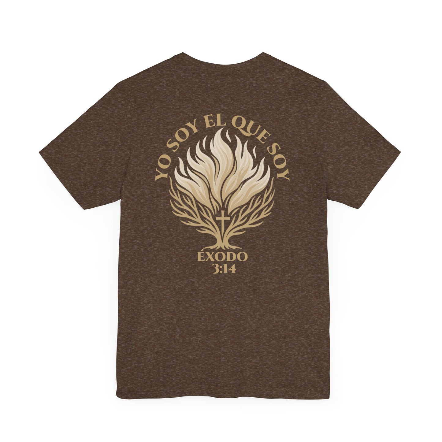 YO SOY EL QUE SOY – Éxodo 3:14 Burning Bush Christian Tee (En Español)