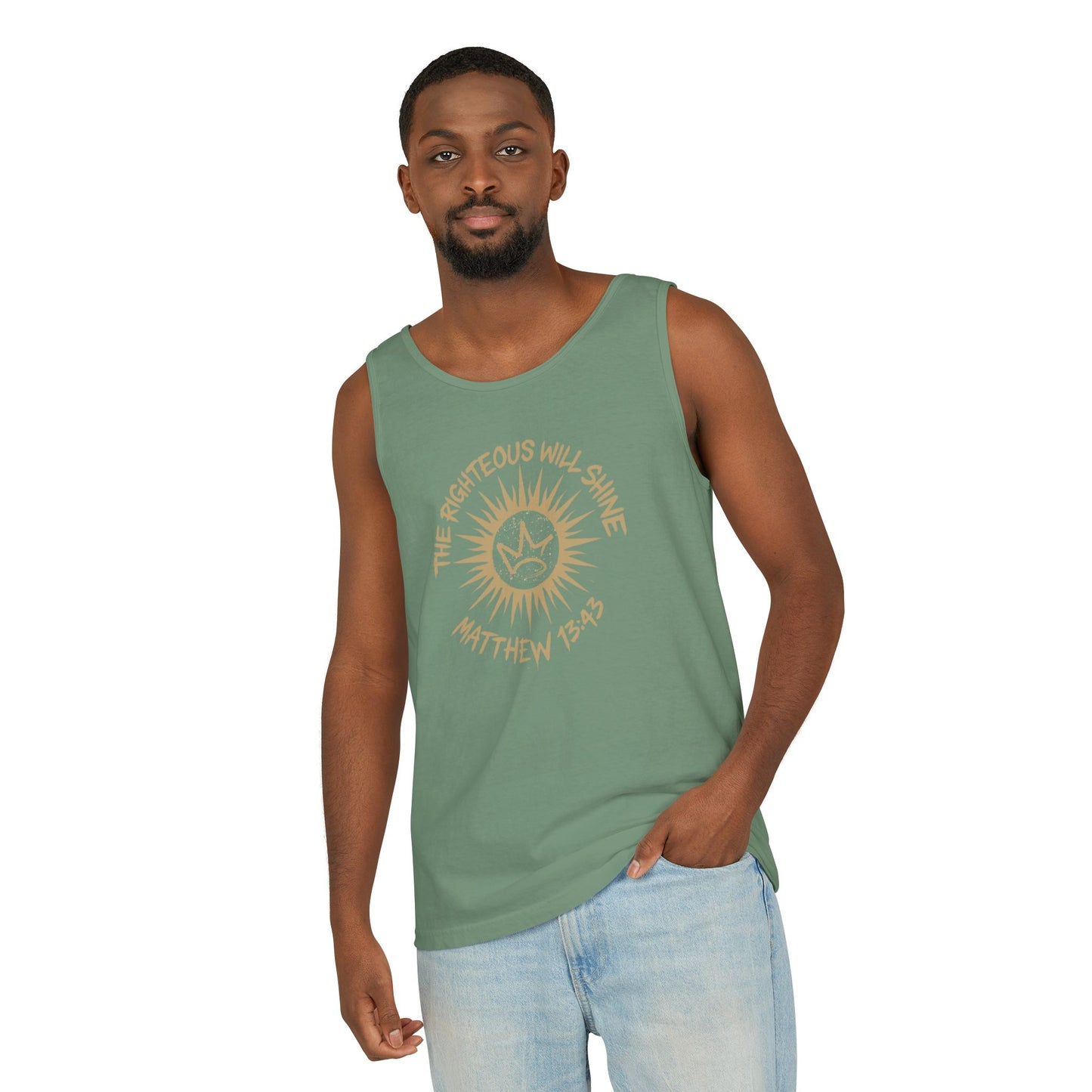 Shine Like the Sun – Matthew 13:43 Christian Tank Top