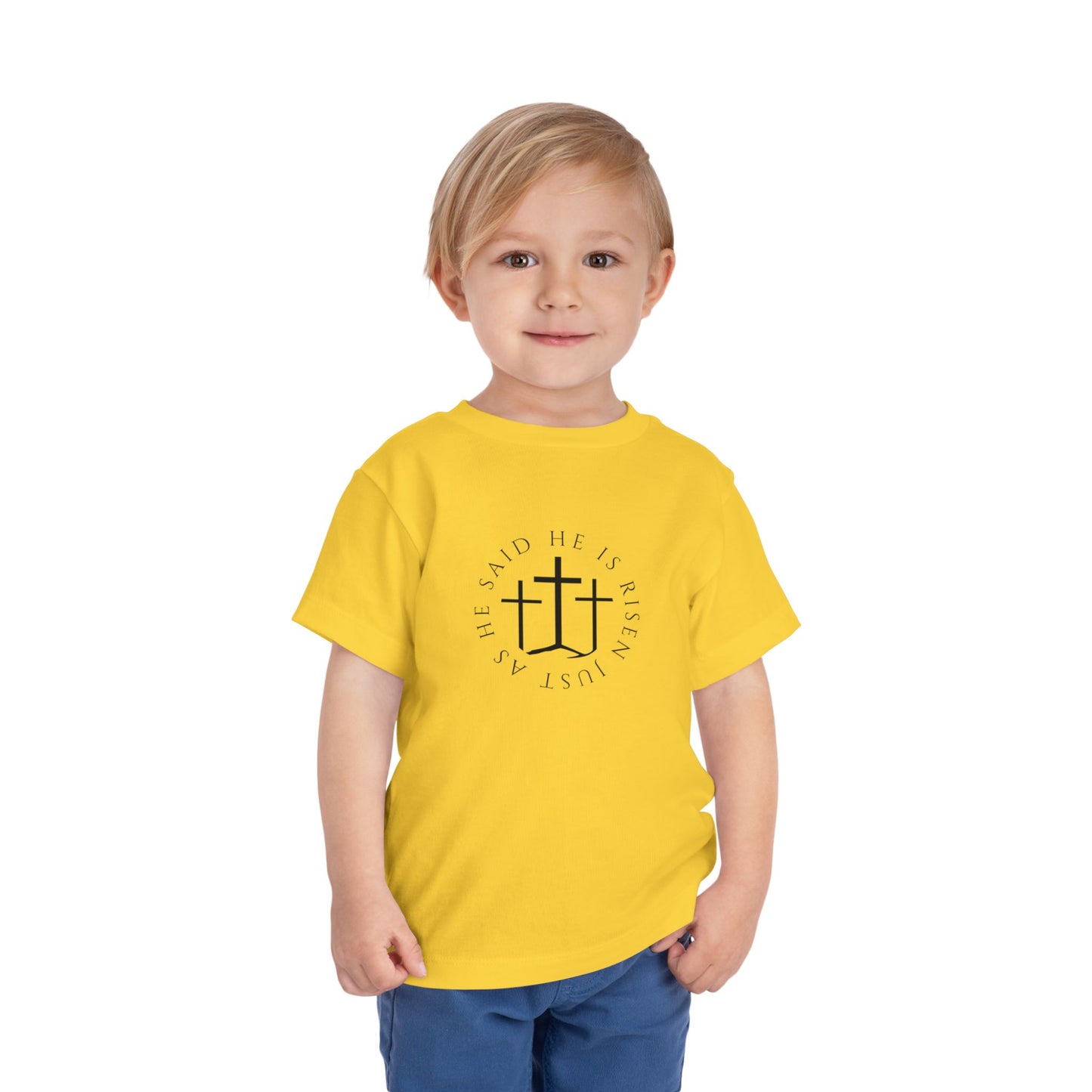 Toddler He Is Risen Tee (Matthew 28:6)