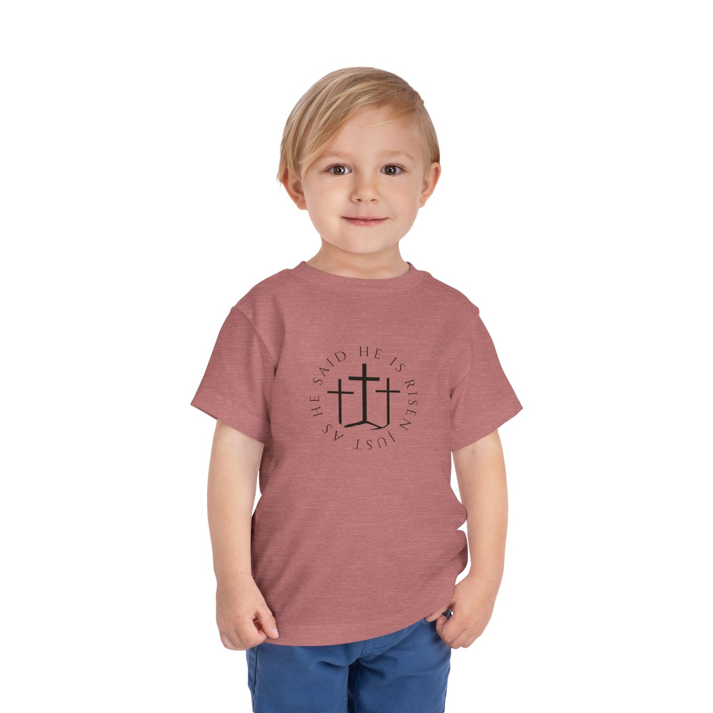 Toddler He Is Risen Tee (Matthew 28:6)