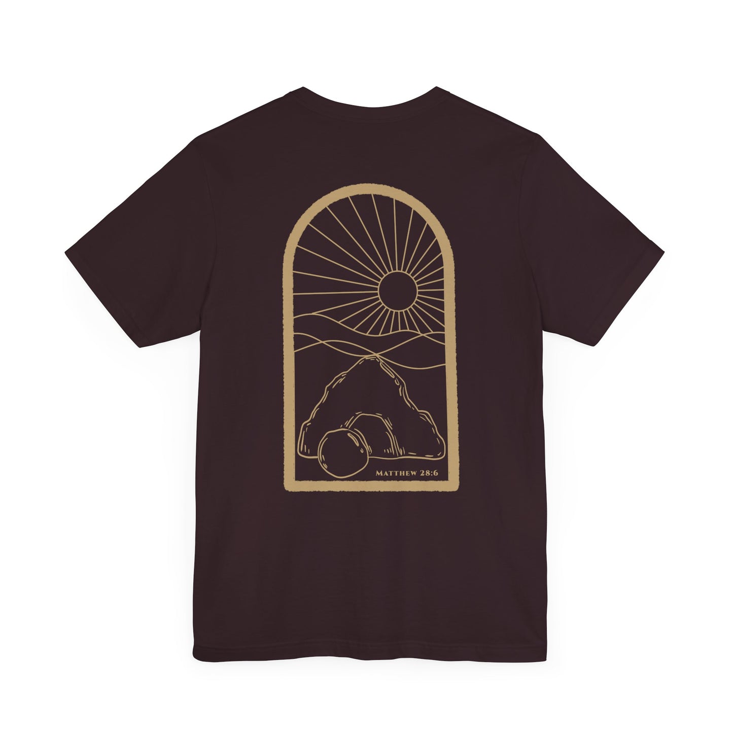 Empty Tomb - Matthew 28:6 Short Sleeve Tee