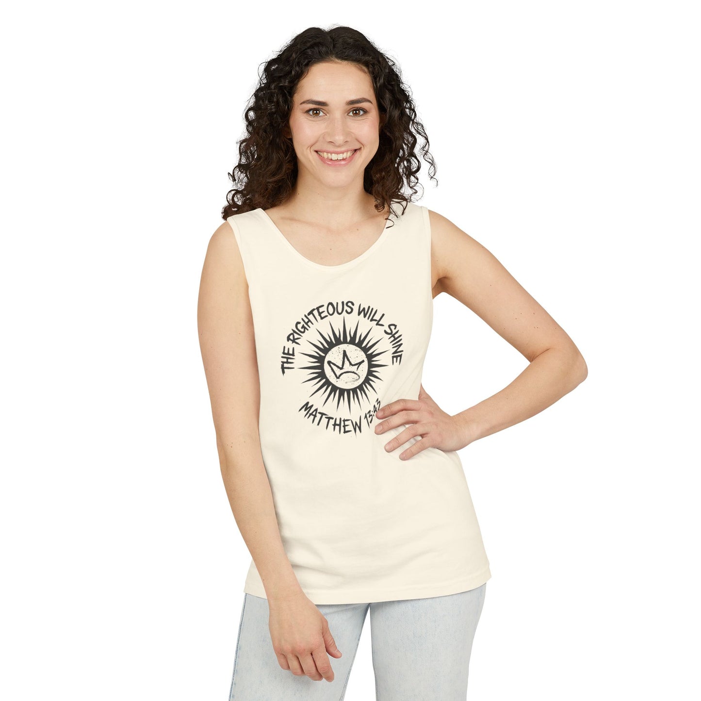 Shine Like the Sun – Matthew 13:43 Christian Tank Top
