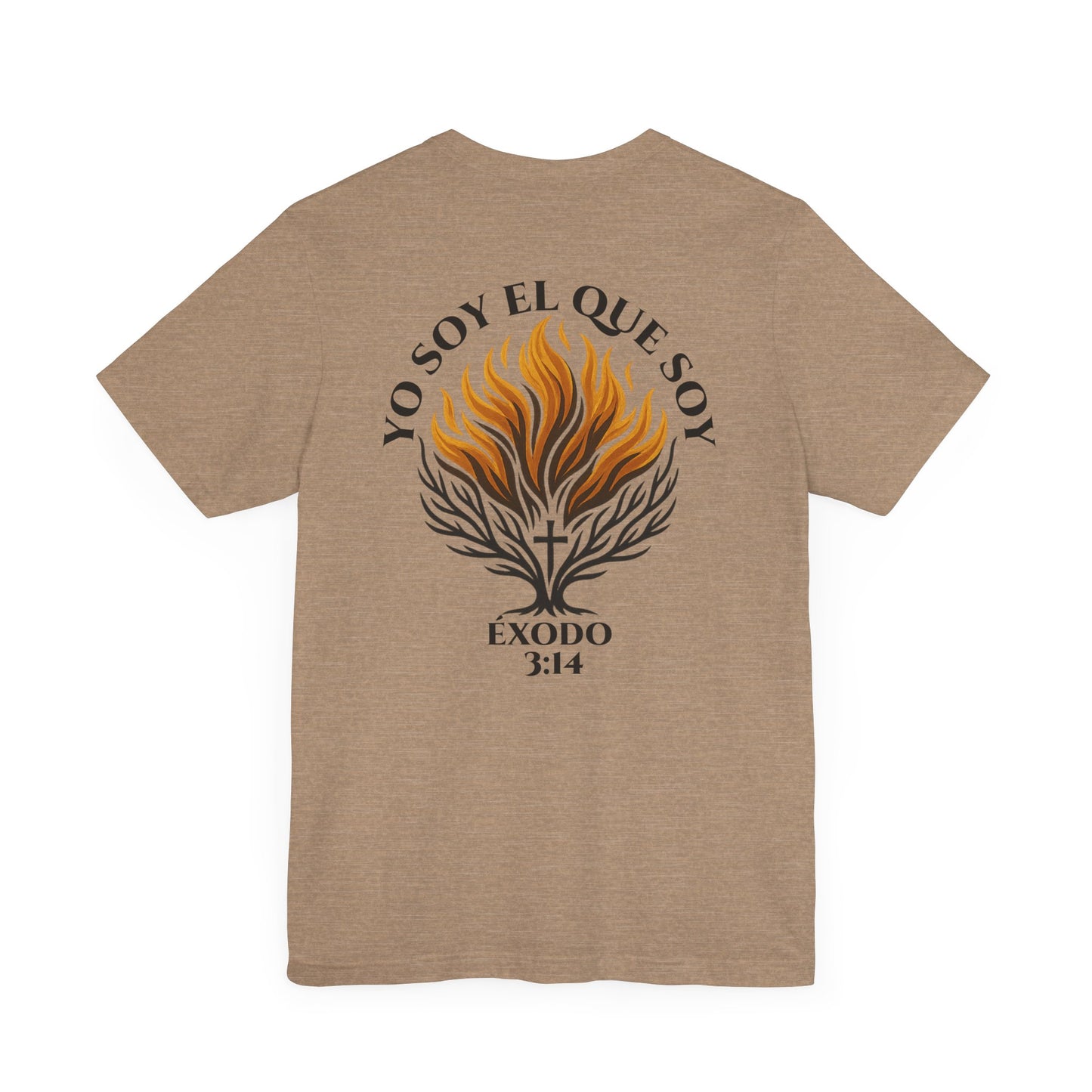 YO SOY EL QUE SOY – Éxodo 3:14 Burning Bush Christian Tee (En Español)