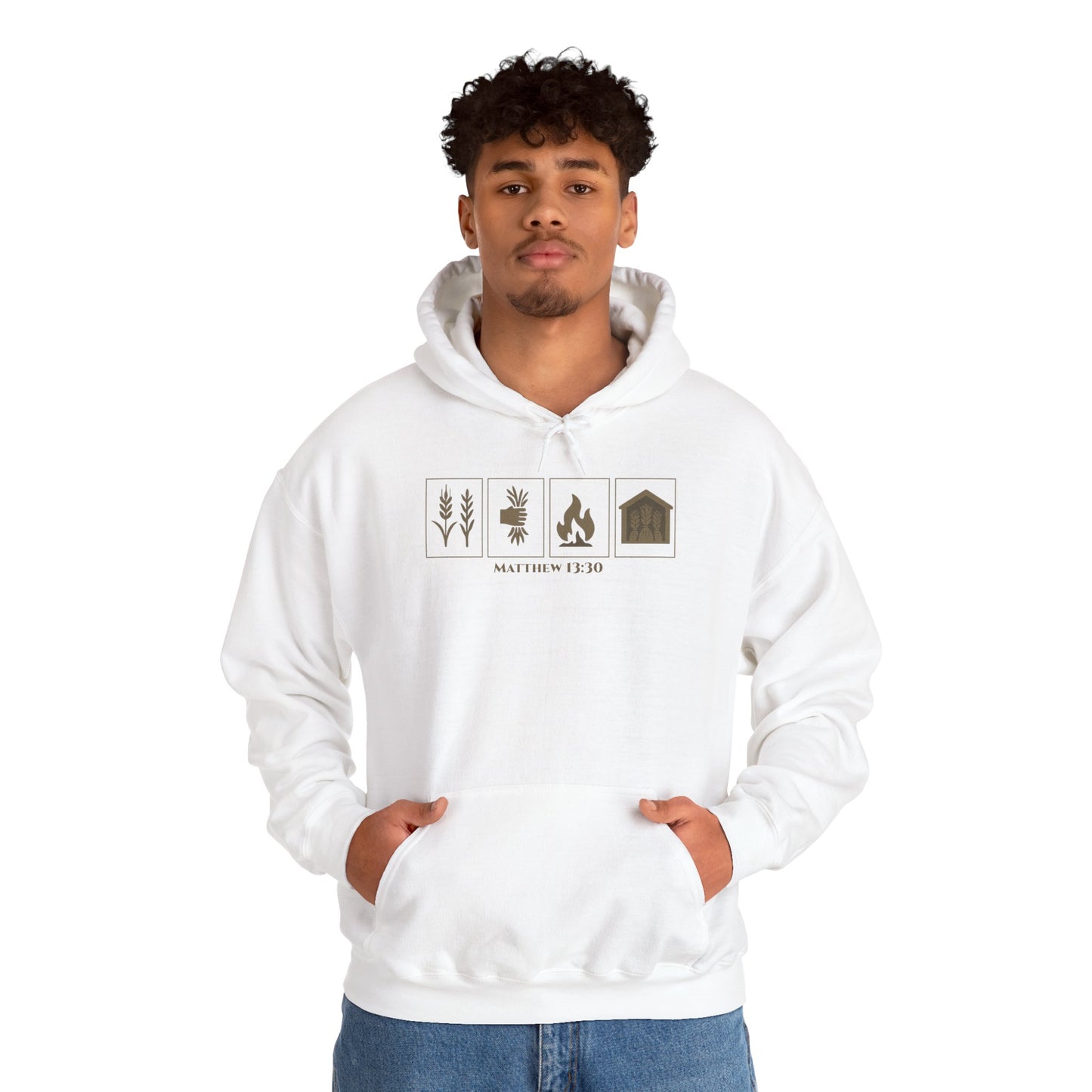 Parable of the Weeds – Matthew 13:30 Christian Hoodie
