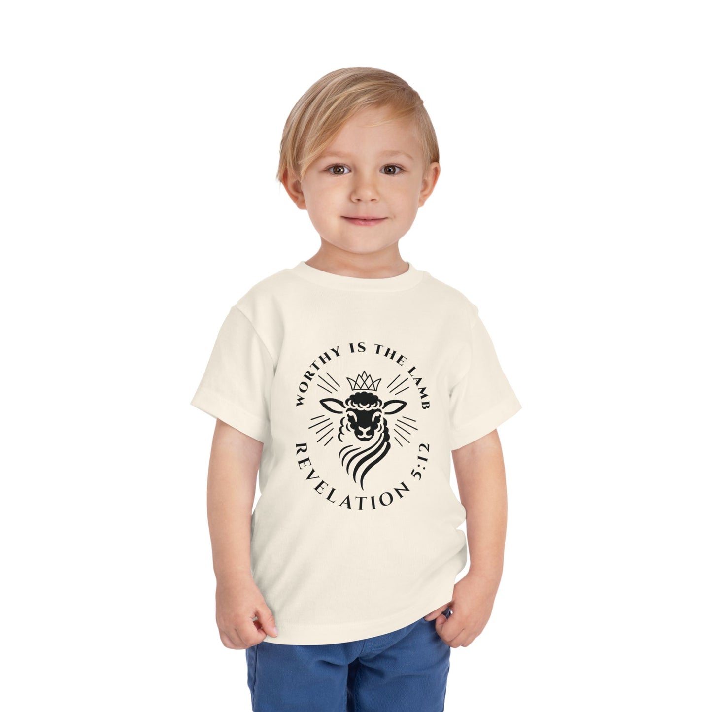 Toddler Worthy Is The Lamb Tee (Revelation 5:12)