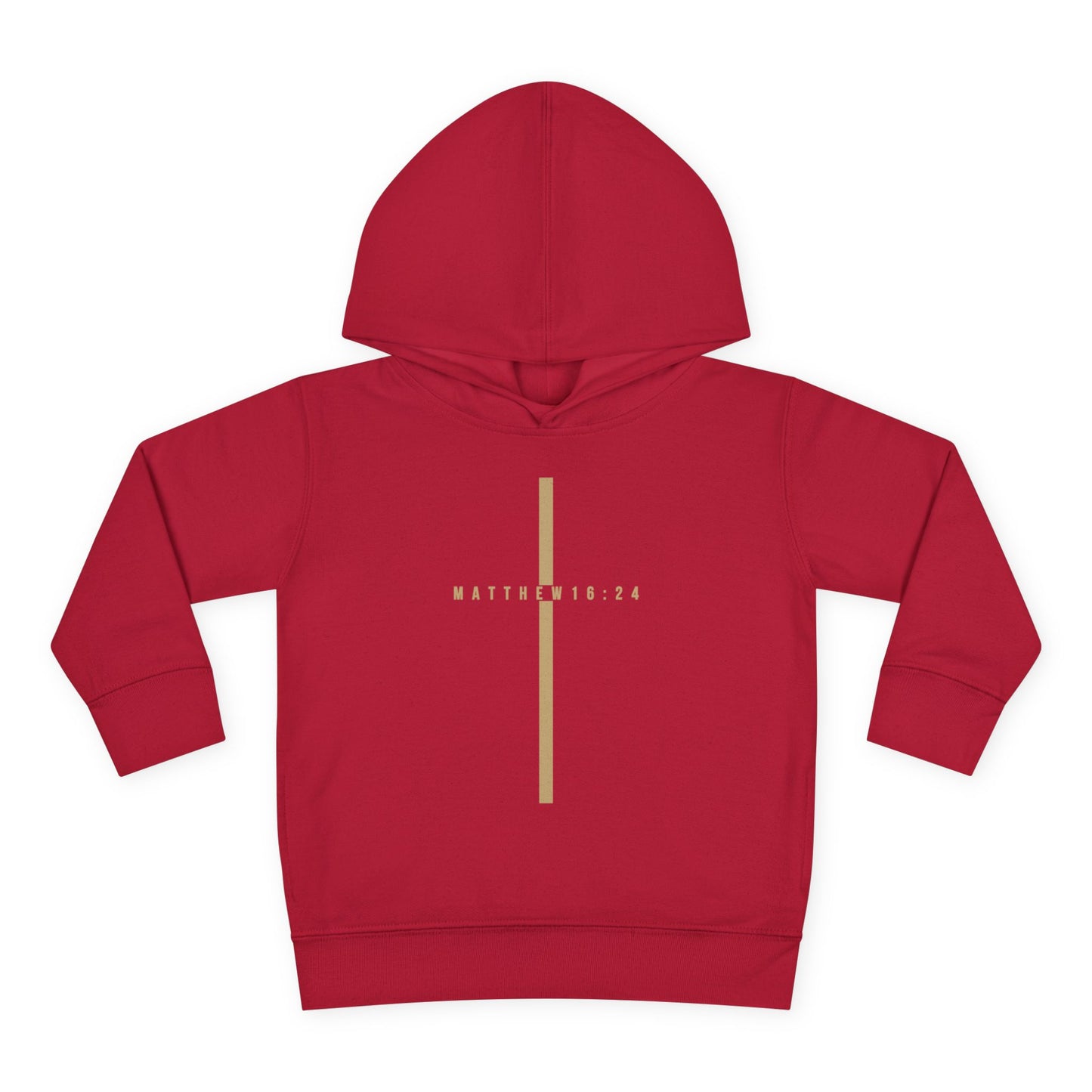 Toddler Take Up Your Cross Hoodie (Matthew 16:24)