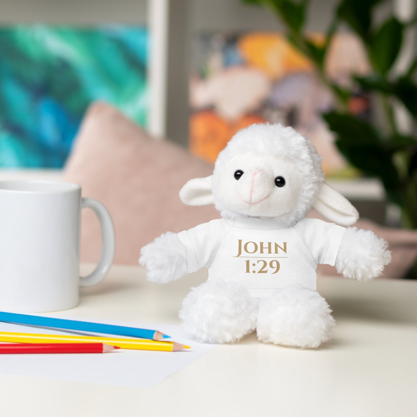 Behold the Lamb – Plush Toy (John 1:29 Tee)