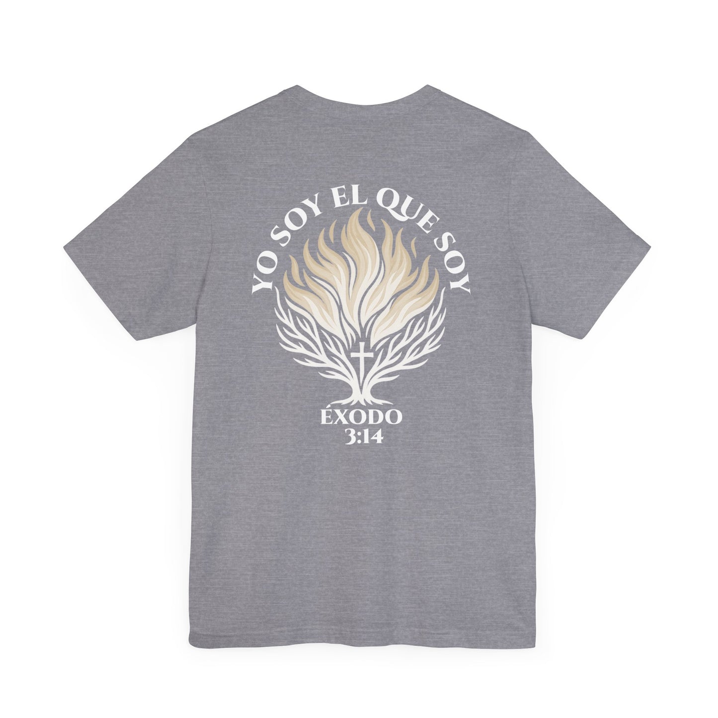 YO SOY EL QUE SOY – Éxodo 3:14 Burning Bush Christian Tee (En Español)