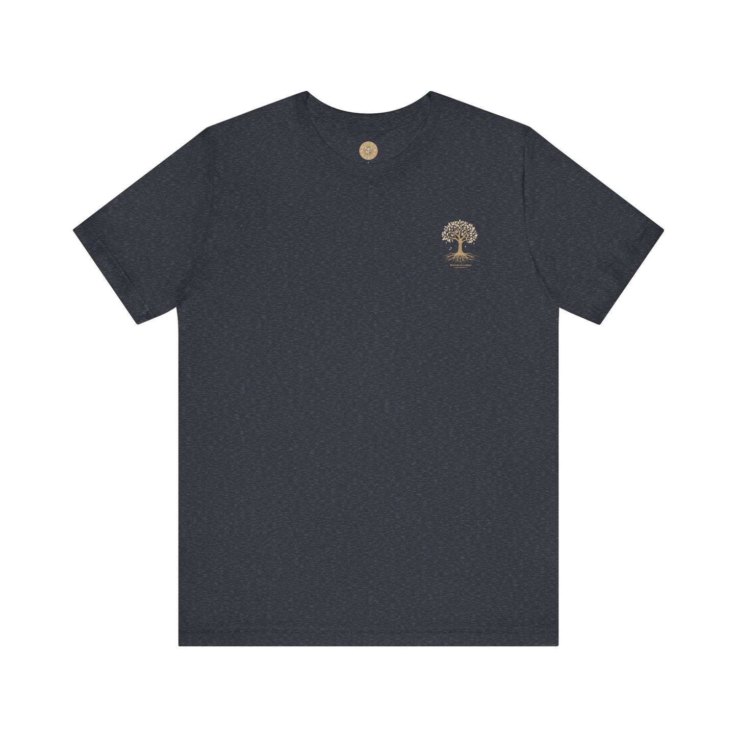 Rooted In Christ – Minimalist Tee (Colossians 2:7)