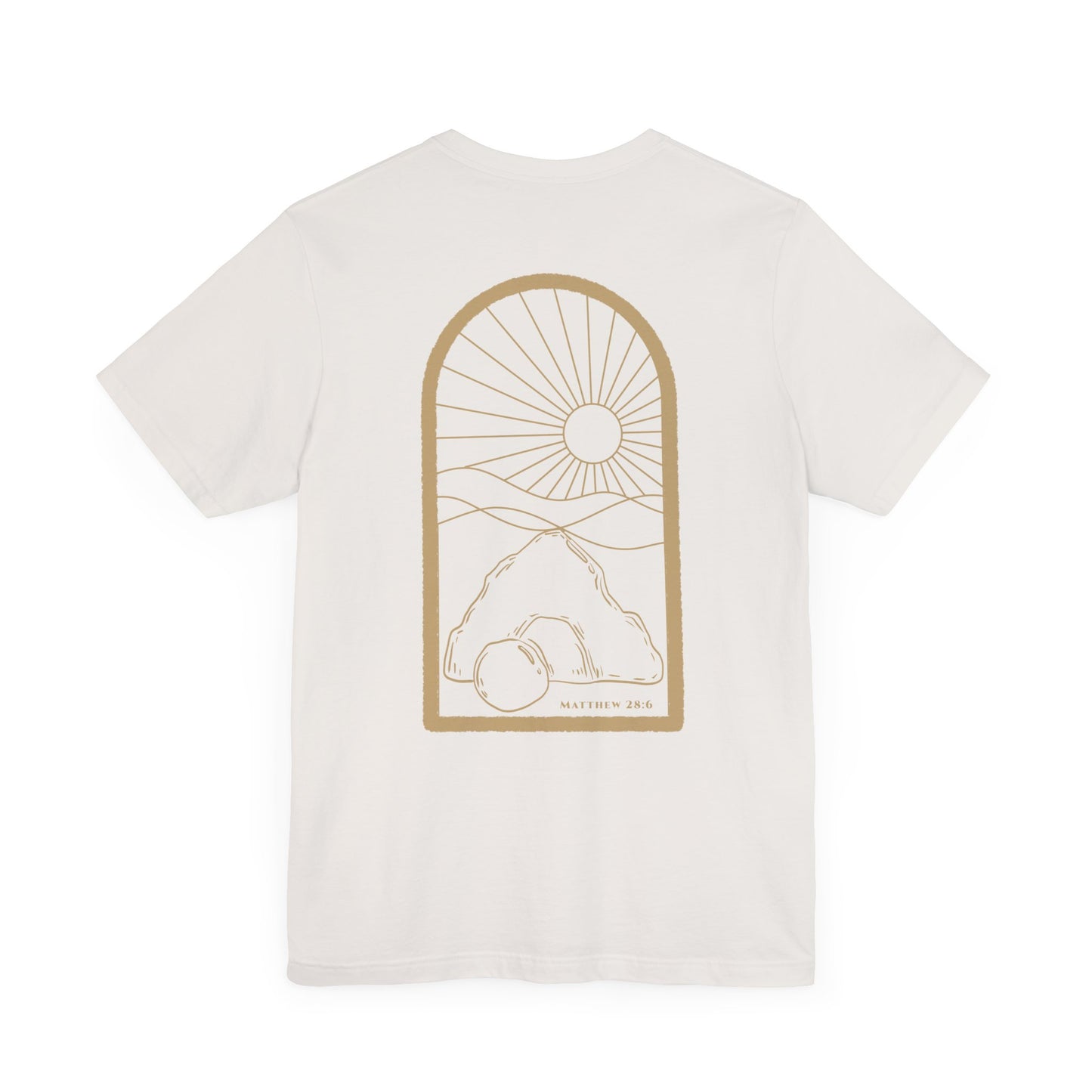 Empty Tomb - Matthew 28:6 Short Sleeve Tee