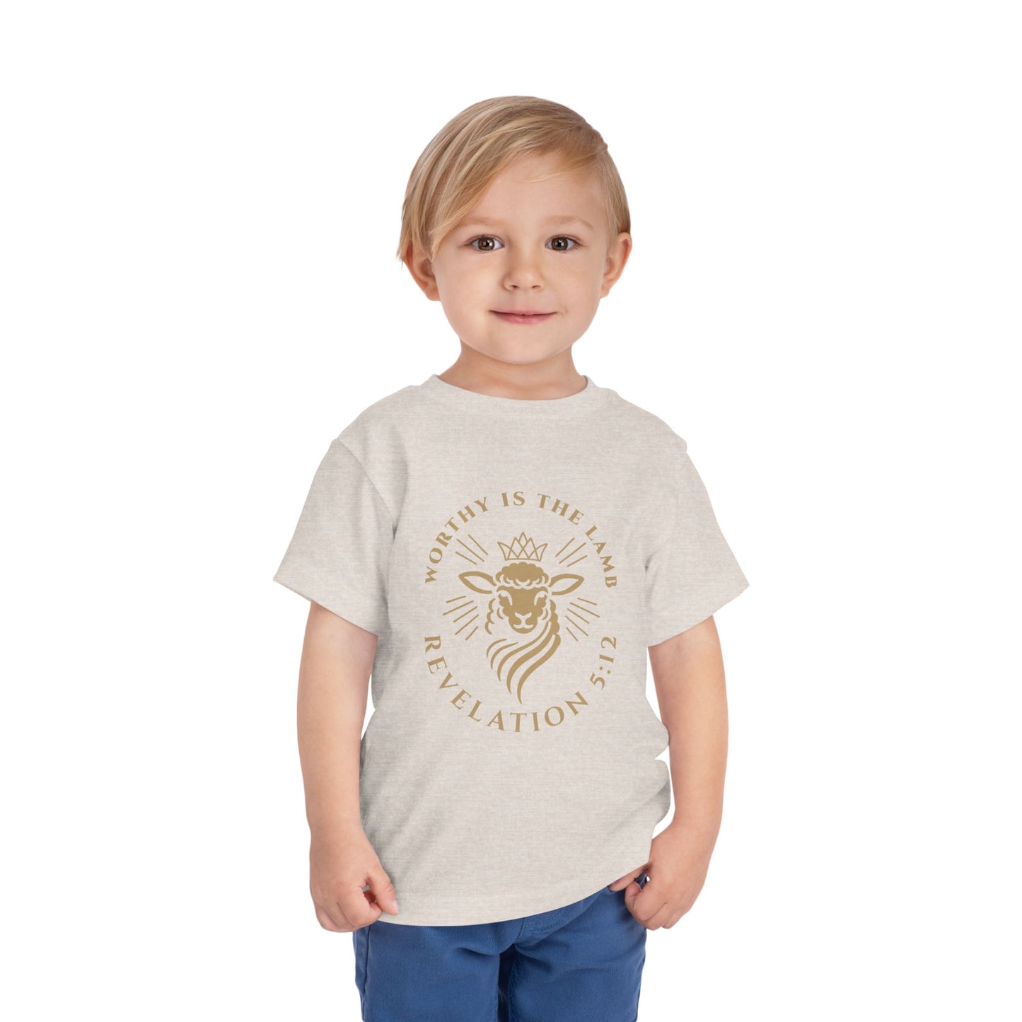 Toddler Worthy Is The Lamb Tee (Revelation 5:12)