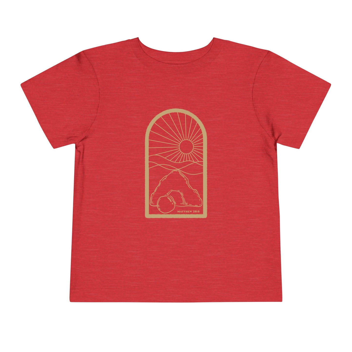 Toddler Risen Tomb Tee (Matthew 28:6)