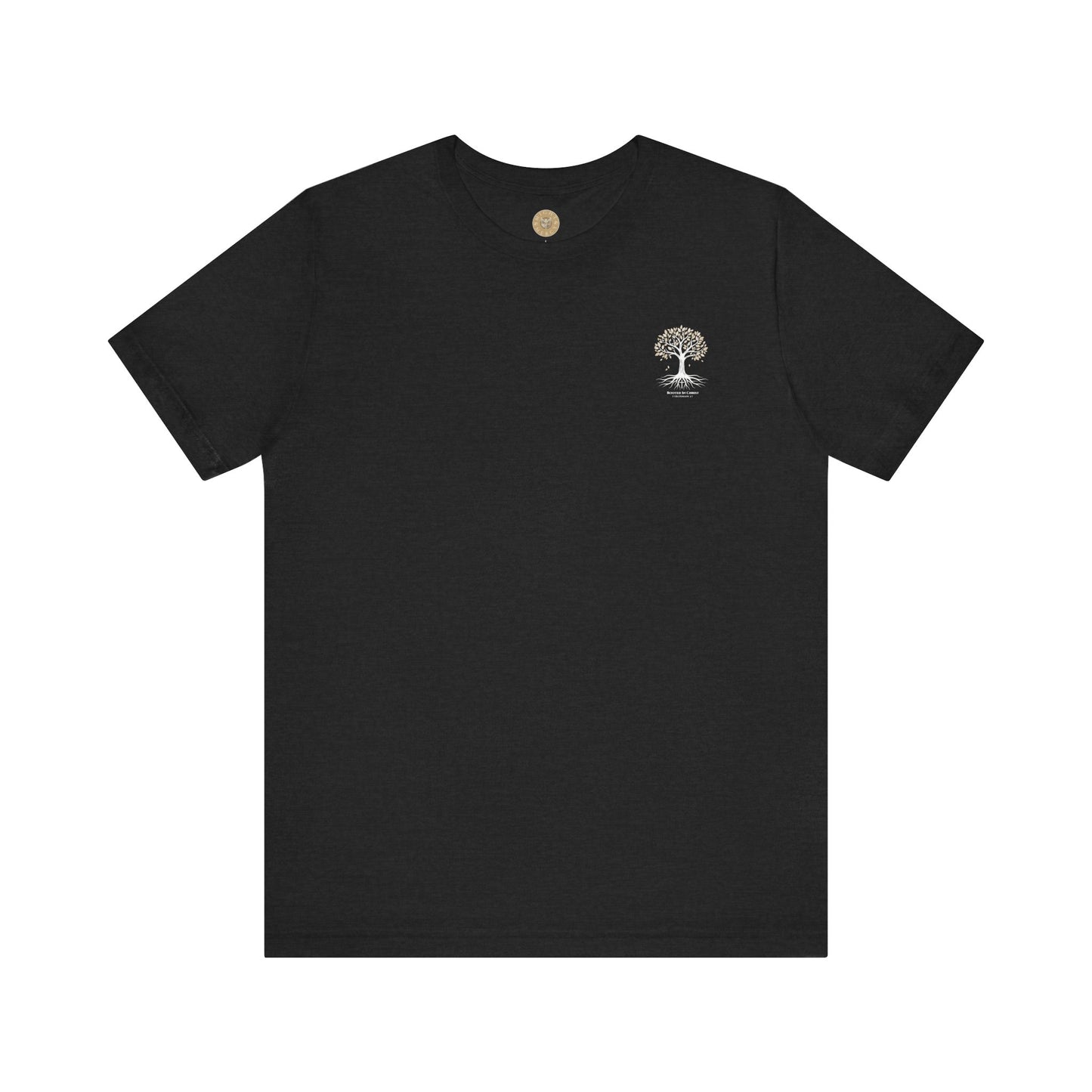Rooted In Christ – Minimalist Tee (Colossians 2:7)