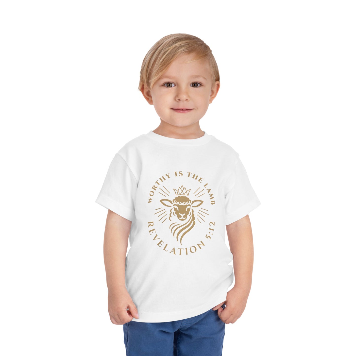 Toddler Worthy Is The Lamb Tee (Revelation 5:12)