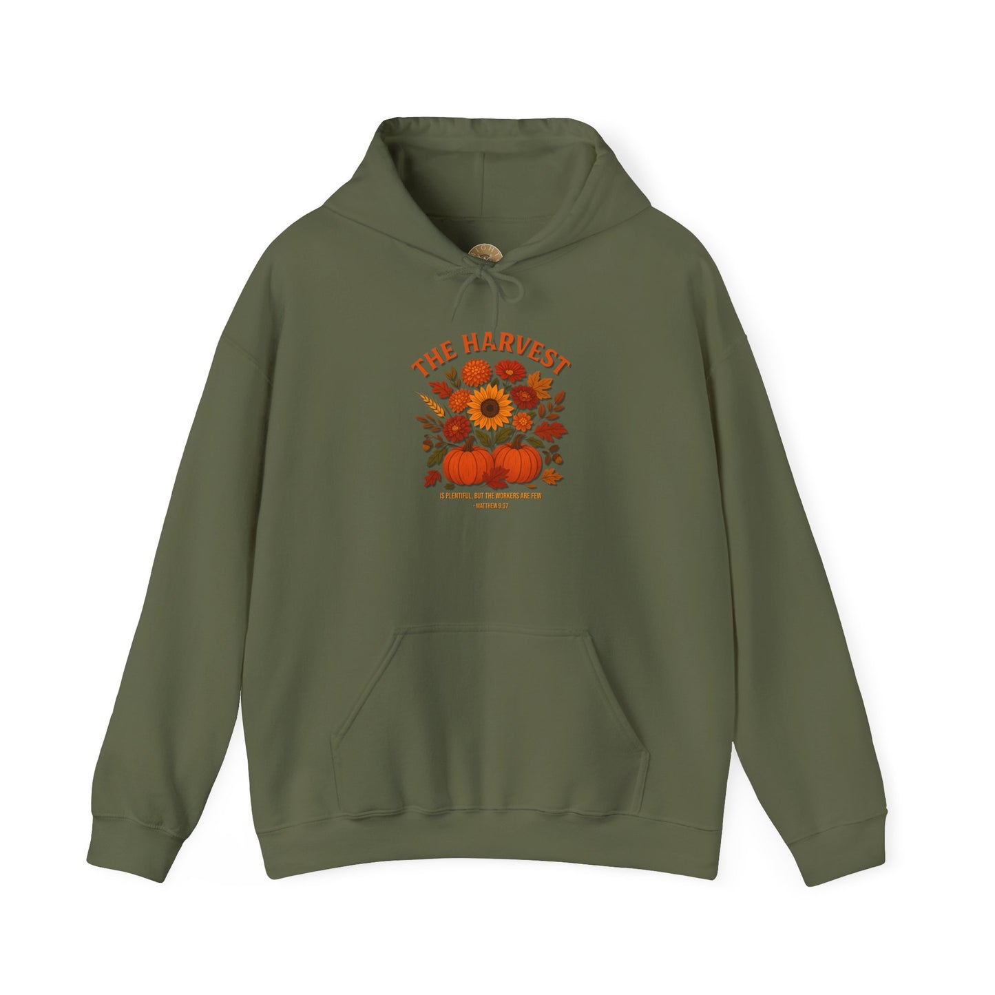 The Harvest – Christian Fall Hoodie (Matthew 9:37)