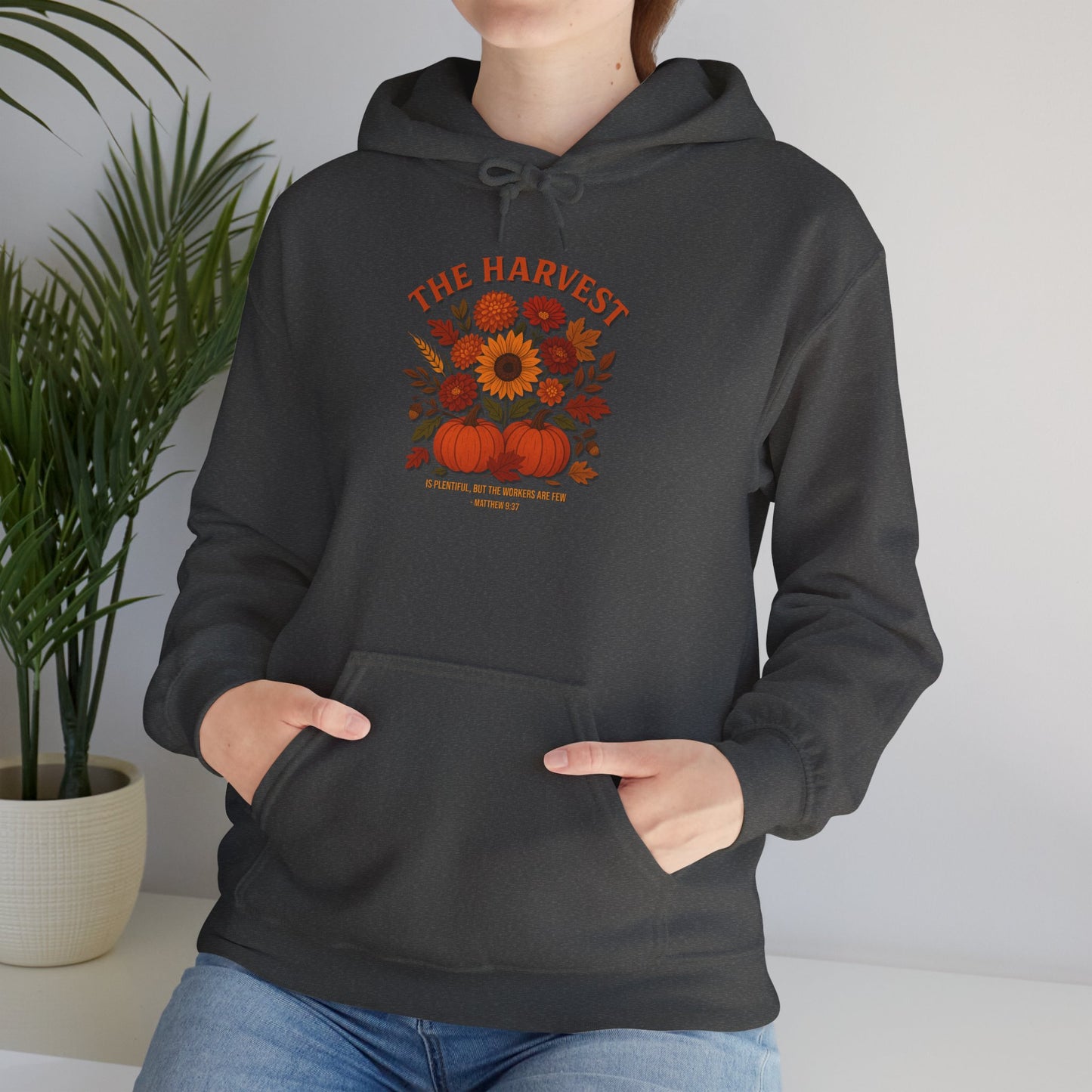 The Harvest – Christian Fall Hoodie (Matthew 9:37)