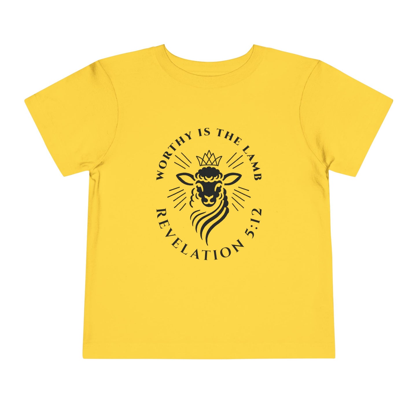 Toddler Worthy Is The Lamb Tee (Revelation 5:12)
