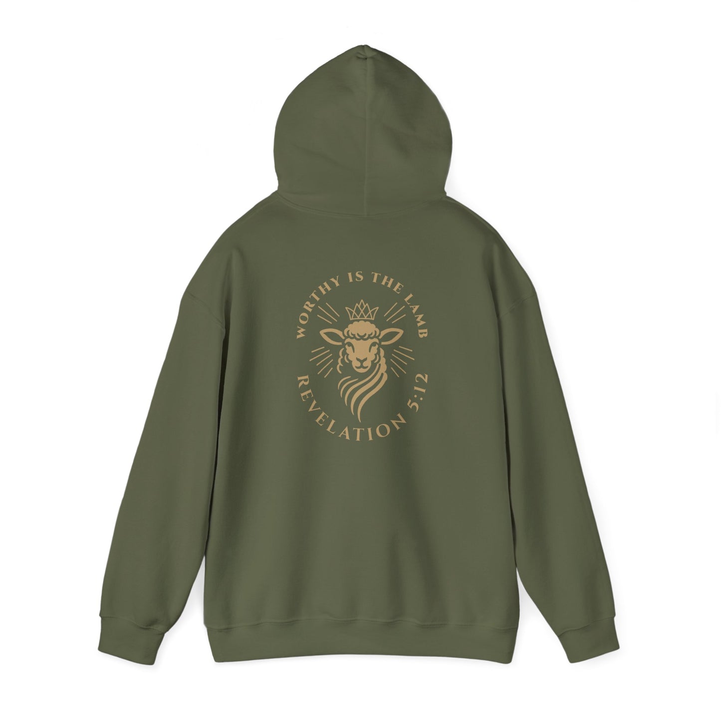 Worthy is the Lamb (Revelation 5:12) Hooded Sweatshirt